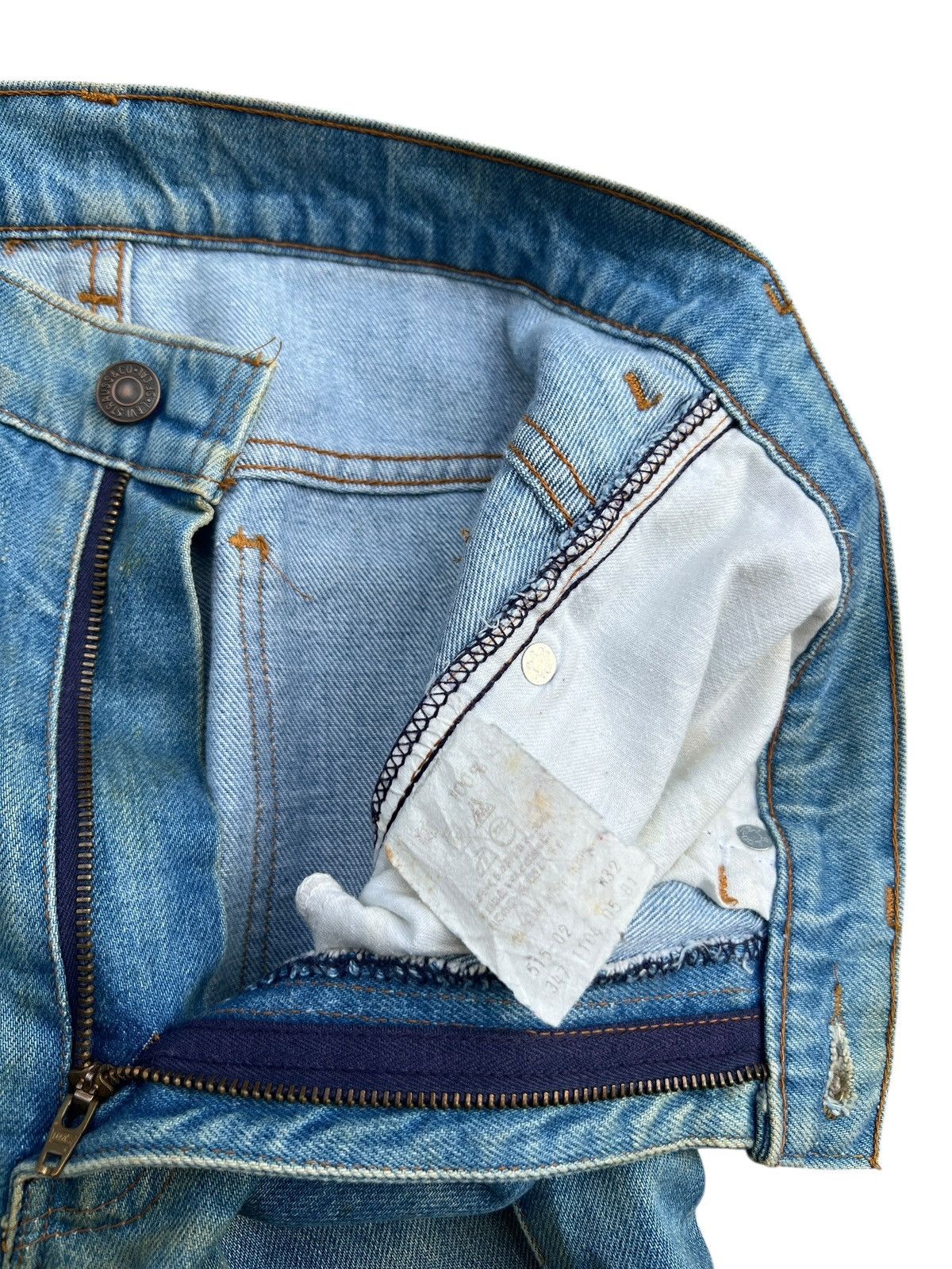 Levi's Vintage 90s Levis 515 Orange Tab Mudwash Denim Jeans 31x29 Size US 31 - 9 Thumbnail