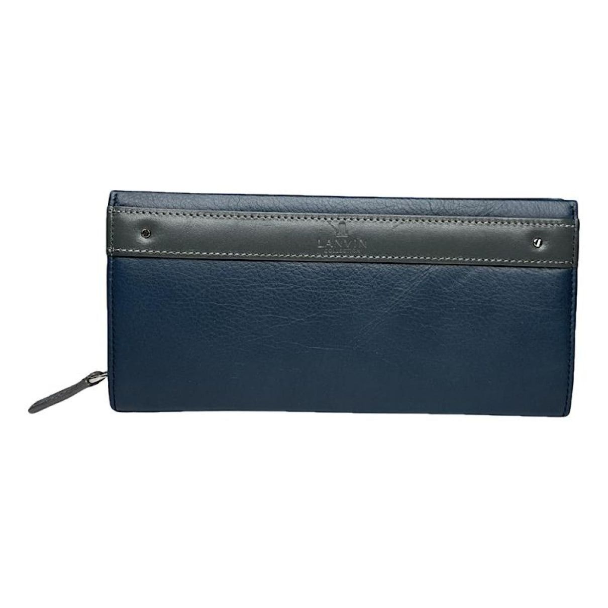 Lanvin Blue Leather Wallet Size ONE SIZE - 1 Thumbnail