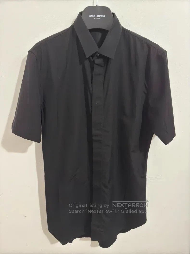 Dior Dior Size 38 Black Samurai Cotton Poplin Little Bee Shirt Size US M / EU 48-50 / 2 - 3 Thumbnail