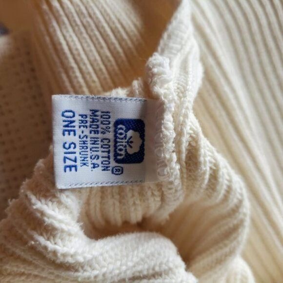 Vintage One Way Design Vintage Unisex Knit Turtleneck Long Sleeve Sz Size ONE SIZE - 5 Thumbnail