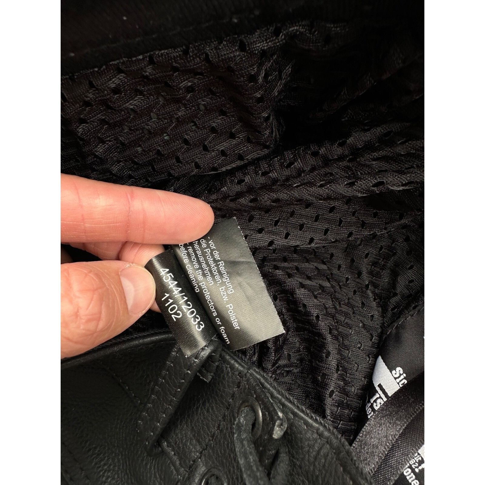 Vintage VTG HighWay 1 Black Leather Lace-Up Moto Genuine Leather Size US 30 / EU 46 - 14 Thumbnail