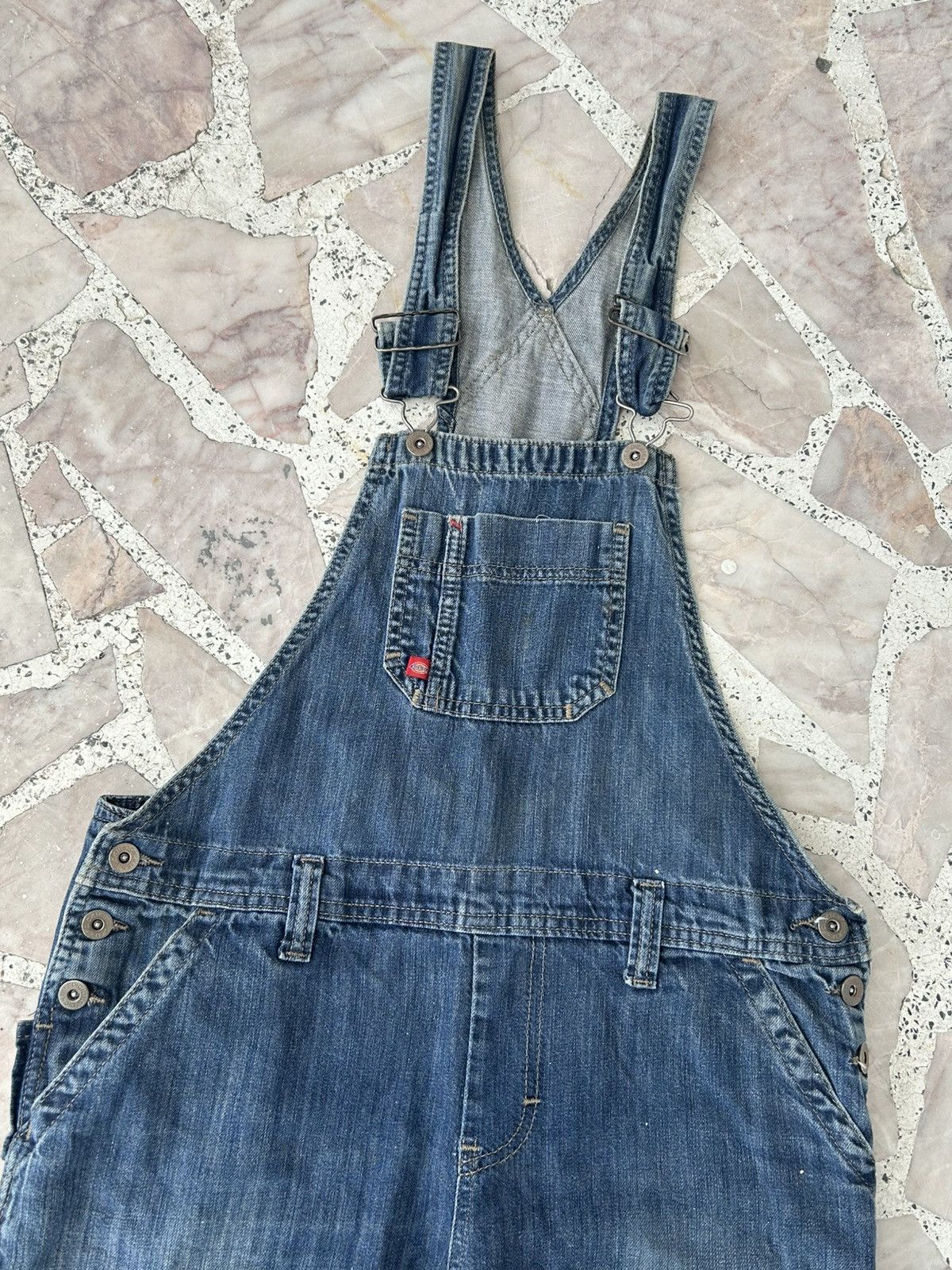 Dickies Dickies Vintage Coverall Denim Middle Pocket Size US 33 - 4 Thumbnail