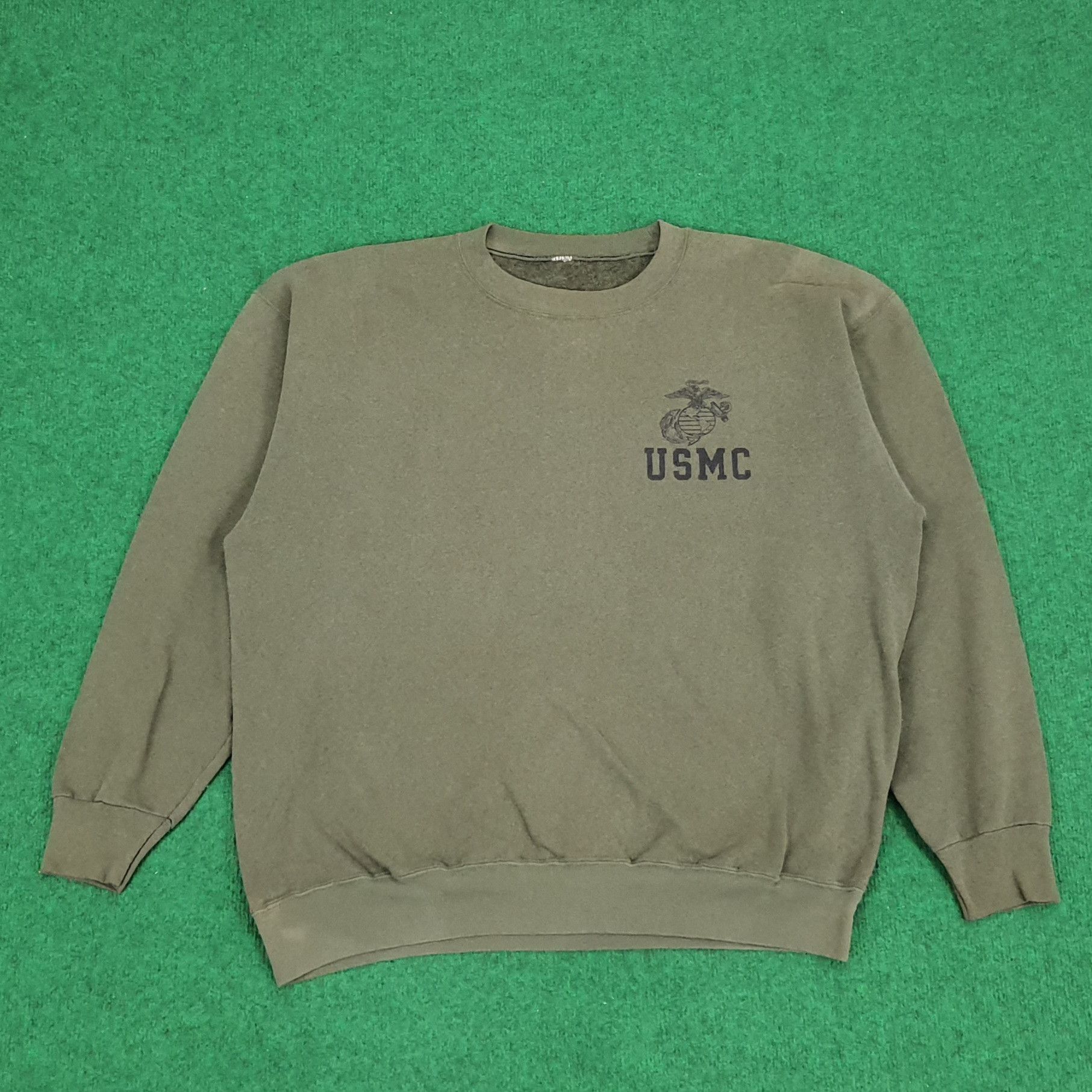 Other Vintage USMC Military Design Sweatshirt Size US L / EU 52-54 / 3 - 1 Thumbnail
