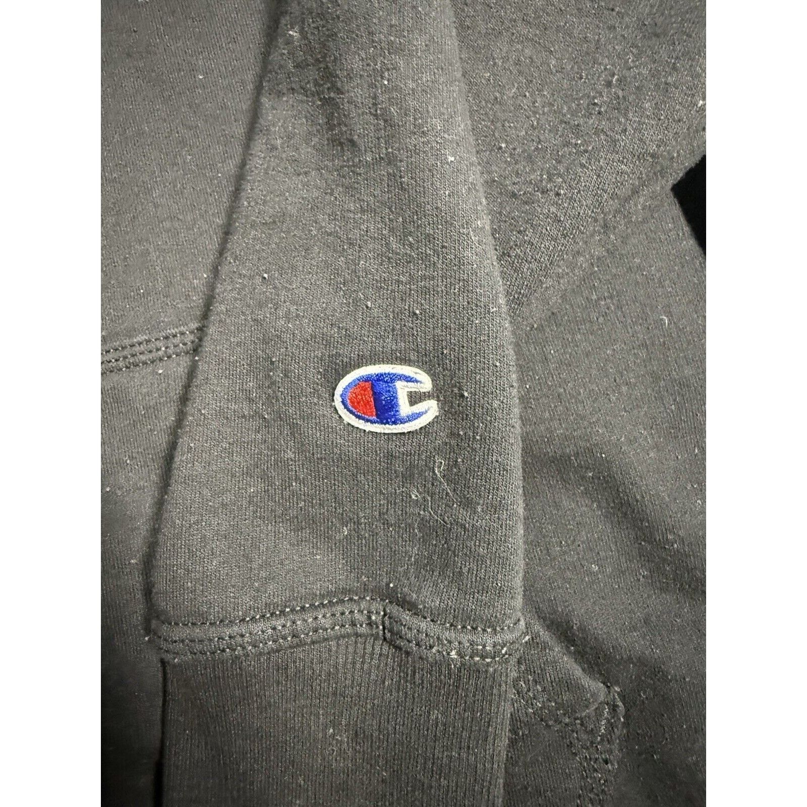 Champion Champion Reverse Weave Pullover Hoodie Sweatshirt XL Black Size XL / US 12-14 / IT 48-50 - 2 Thumbnail