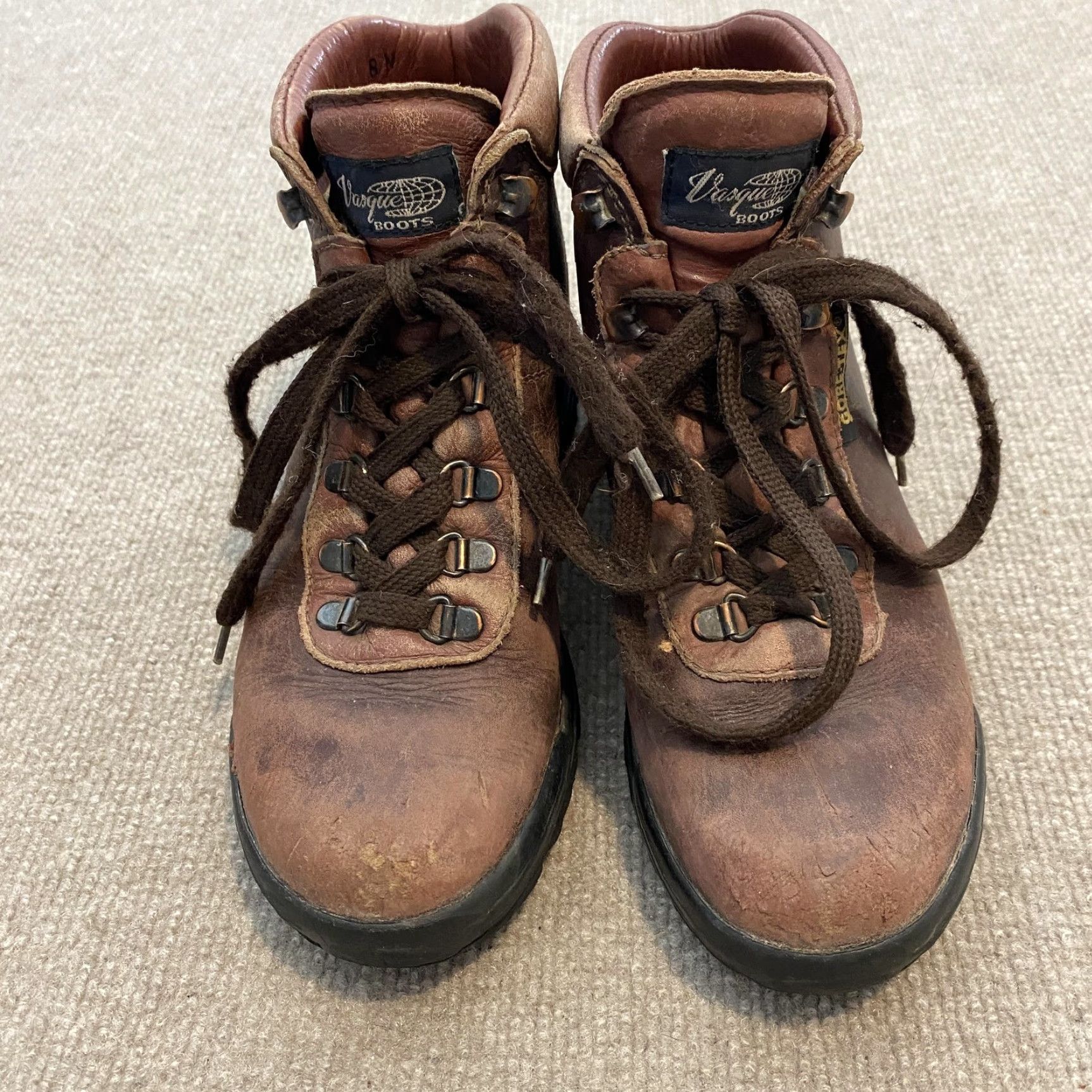 Vasque VTG Vasque Boots Womens 8 Brown Leather Gore-Tex Hiking Combat Italy Sundowner Size US 8 / IT 38 - 6 Thumbnail