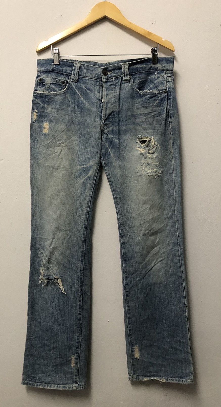 Boycott Vintage Boycott Japan Distressed Jeans Size US 35 - 1 Thumbnail