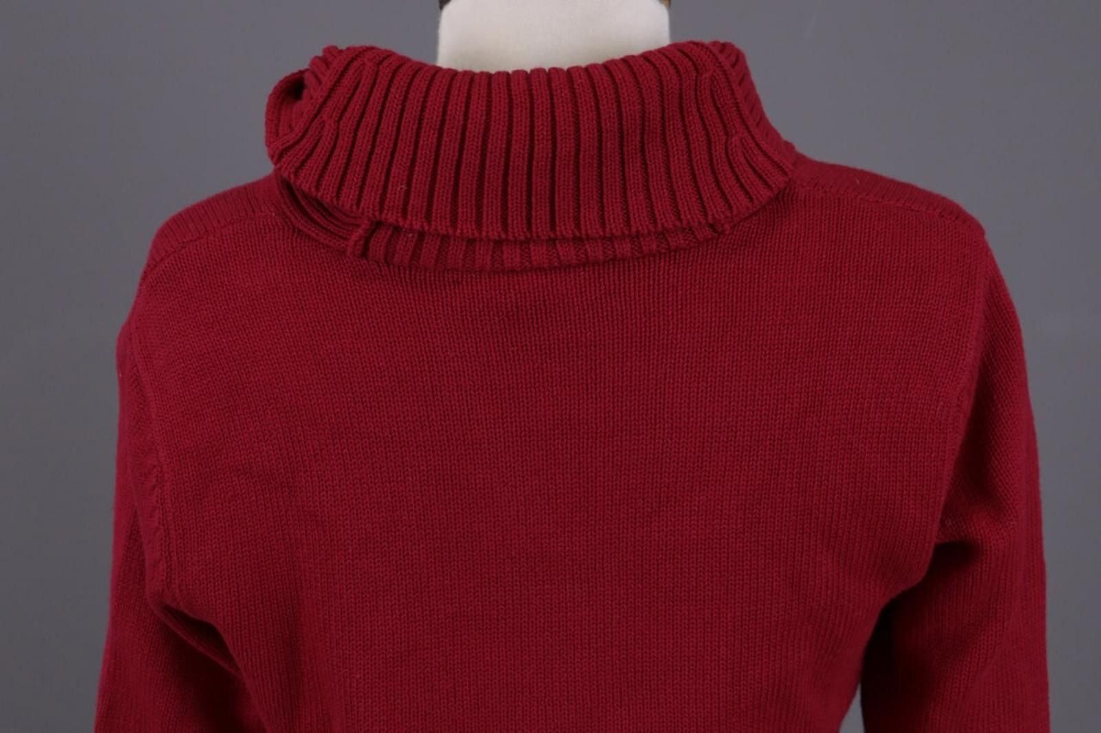 Lauren Ralph Lauren Lauren Ralph Lauren Red High Neck Jumper Sweater Size S Size S / US 4 / IT 40 - 7 Thumbnail