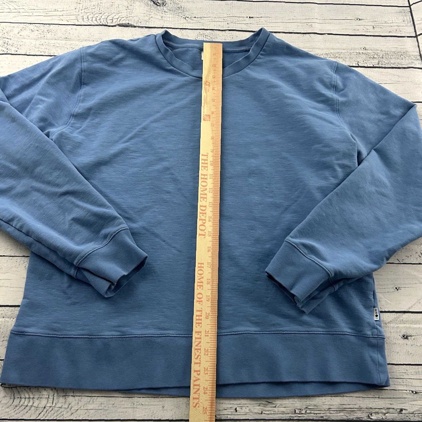 Vintage No Nationality NNO7 Crewneck Sweatshirt Men L Blue Pullover Sweatshirt Size US L / EU 52-54 / 3 - 4 Thumbnail