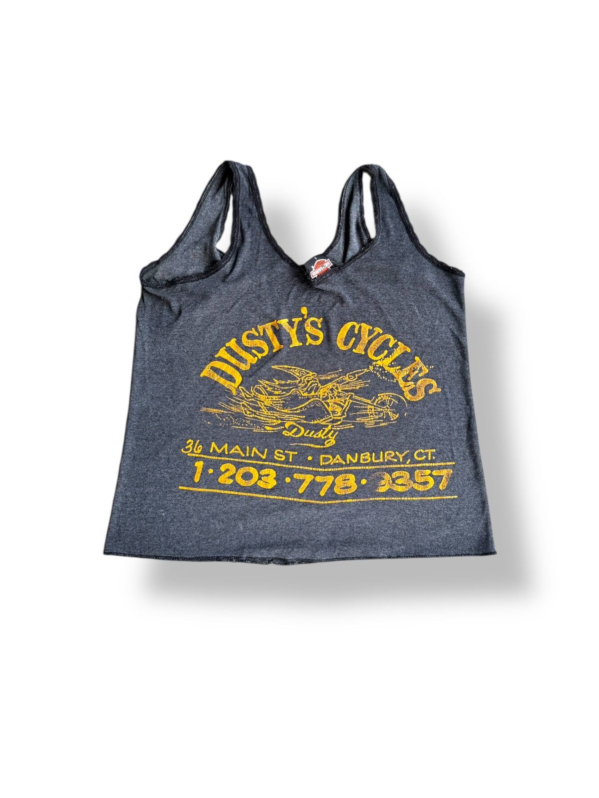 Harley Davidson × Vintage *RARE* VINTAGE 1990 90s 3D EMBLEM HARLEY DAVIDSON TANK TOP Size L / US 10 / IT 46 - 6 Thumbnail