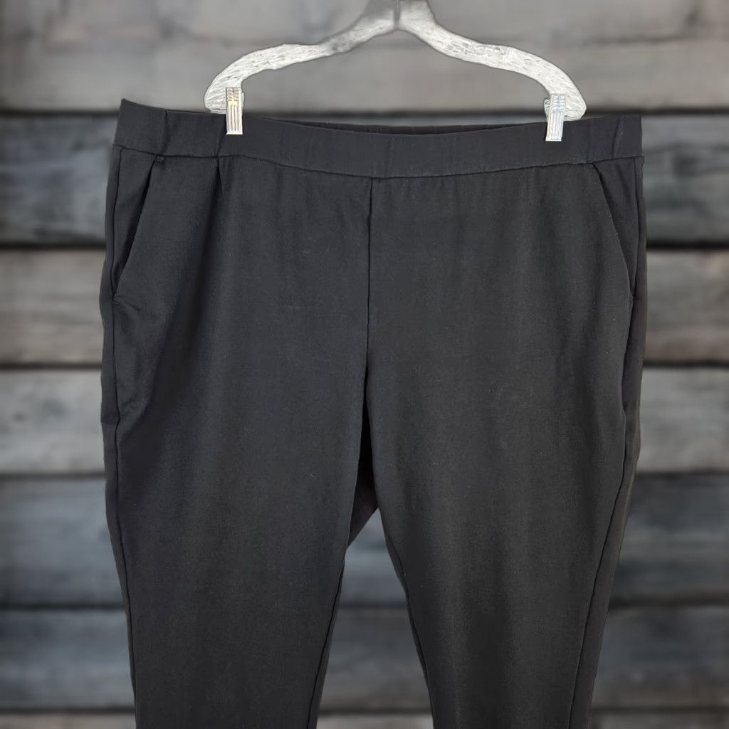 Vintage Universal Standard Womens Moro Pocket Signature Ankle Pants Sz XL 26-28 Black Size 26" / US 2 / IT 38 - 1 Thumbnail