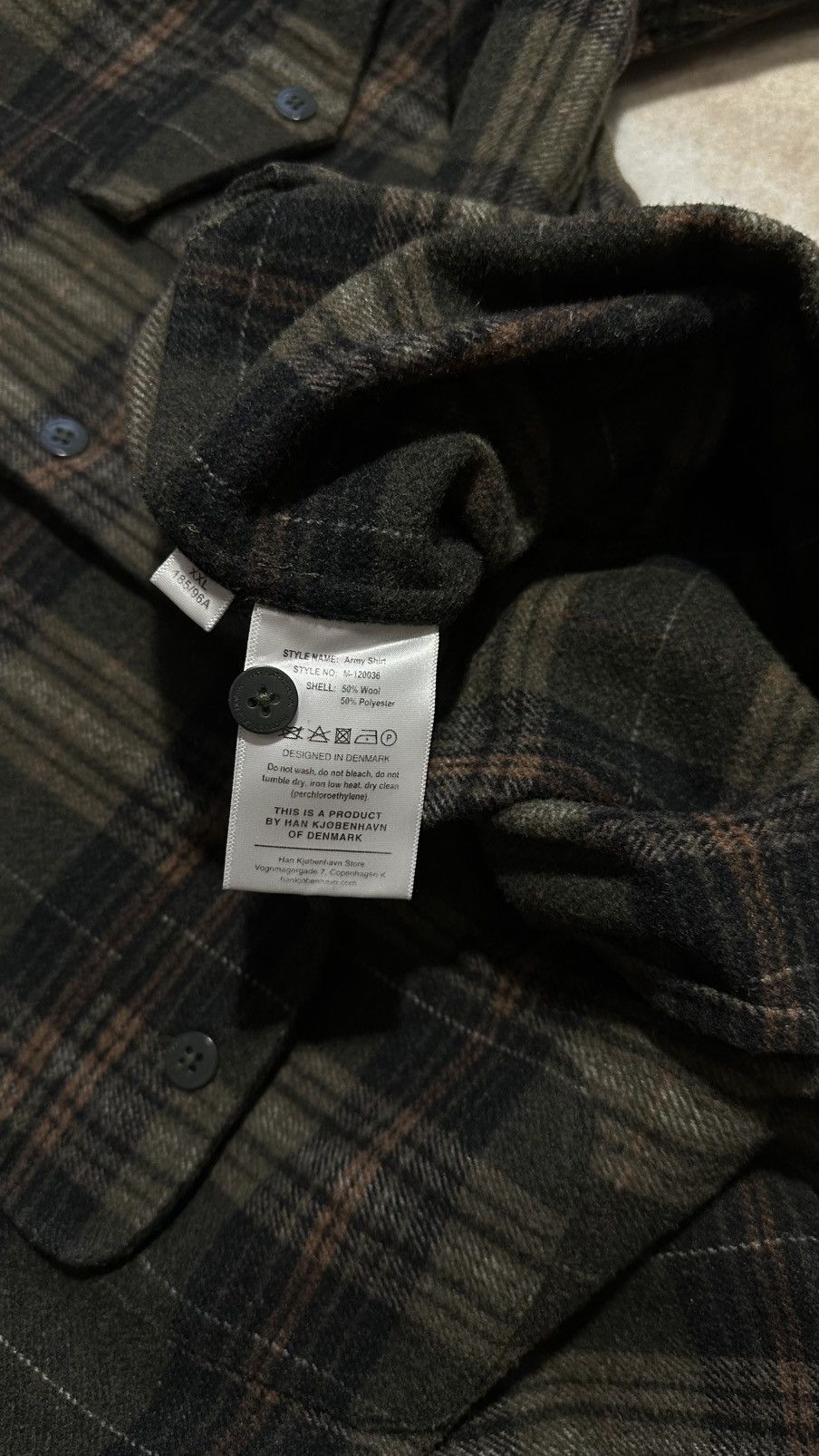 Han Kjobenhavn Han Kjobenhavn wool shirt Size US XXL / EU 58 / 5 - 7 Thumbnail