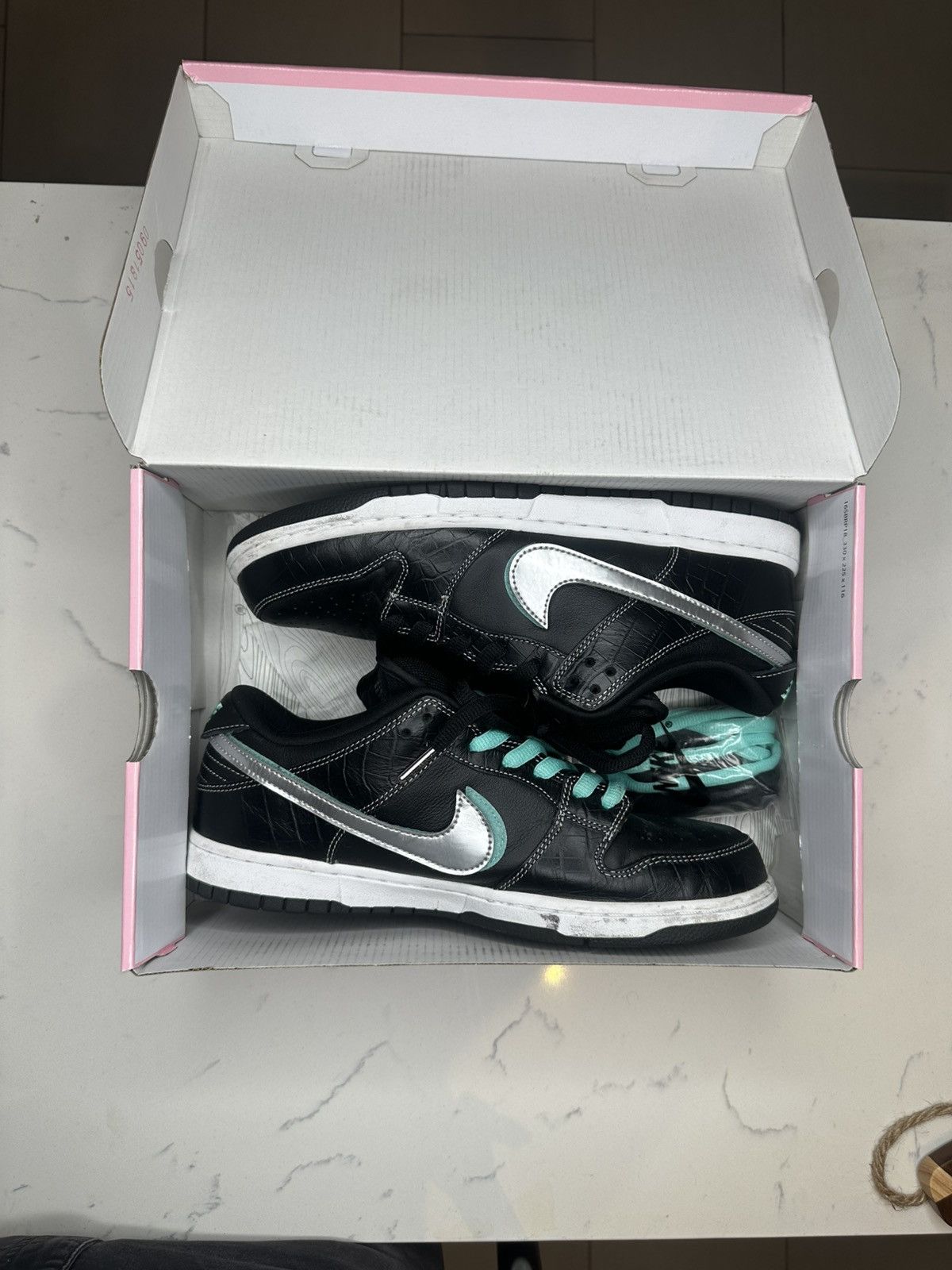 Diamond Supply Co. × Nike DIAMOND NIKE SB DUNK LOW Size US 10.5 / EU 43-44 - 1 Thumbnail
