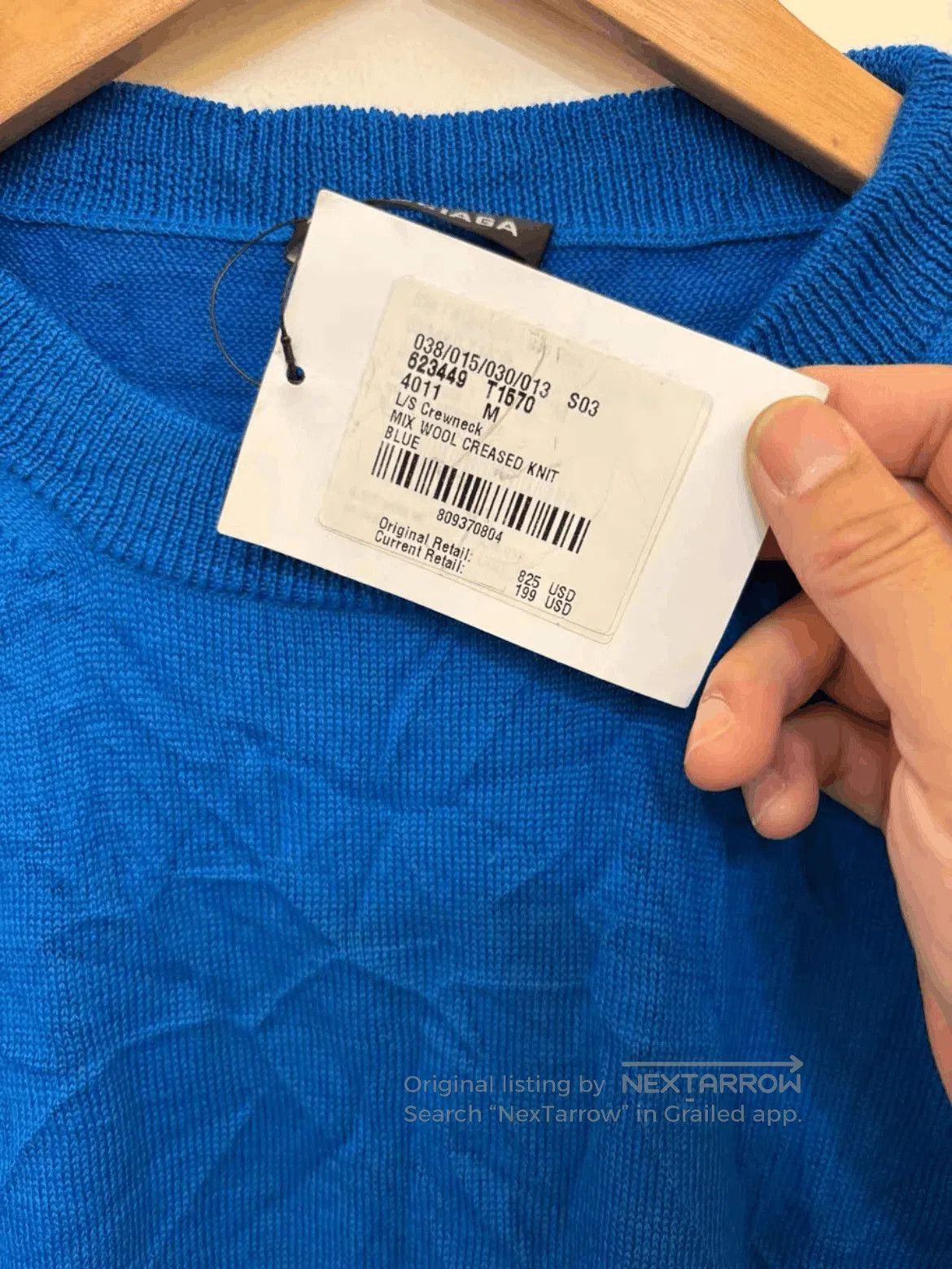 Balenciaga Balenciaga Oversized Winkled Design Knitwear Sweater. Size US M / EU 48-50 / 2 - 3 Thumbnail