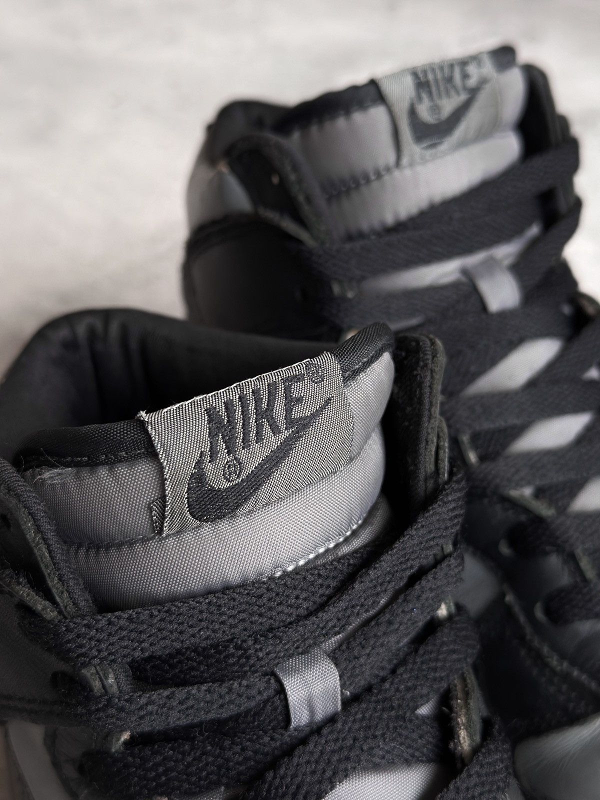 Nike 1999 DUNK LE HIGH TOP BLACK / COOL GREY Size US 8.5 / EU 41-42 - 9 Thumbnail