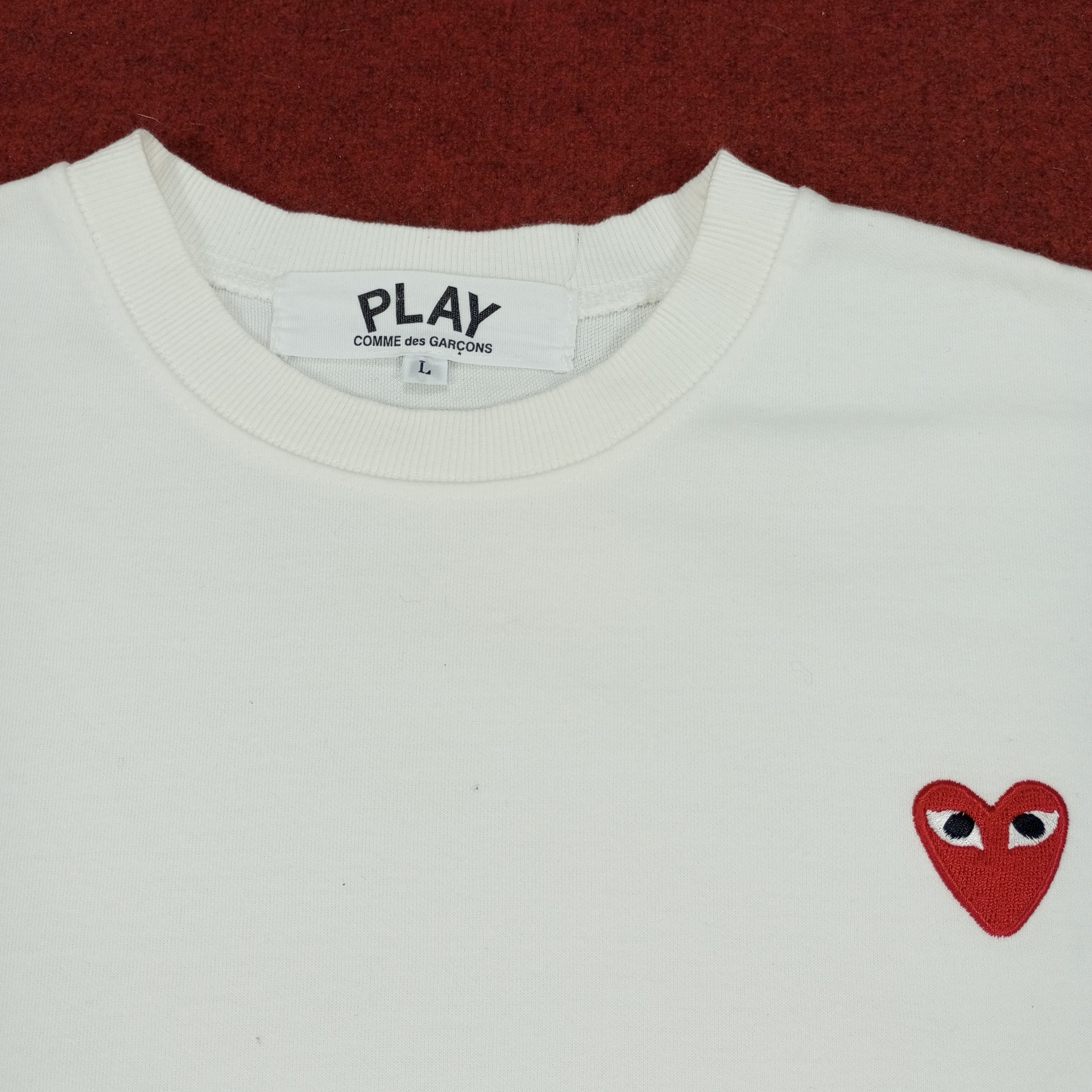 Comme des Garcons Play Comme des Garcons Japanese Brand Designer Sweatshirt Size US L / EU 52-54 / 3 - 2 Thumbnail