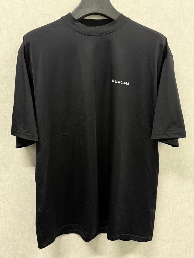 Balenciaga Balenciaga Logo Quick-Dry Short Sleeve Size US S / EU 44-46 / 1 - 1 Thumbnail