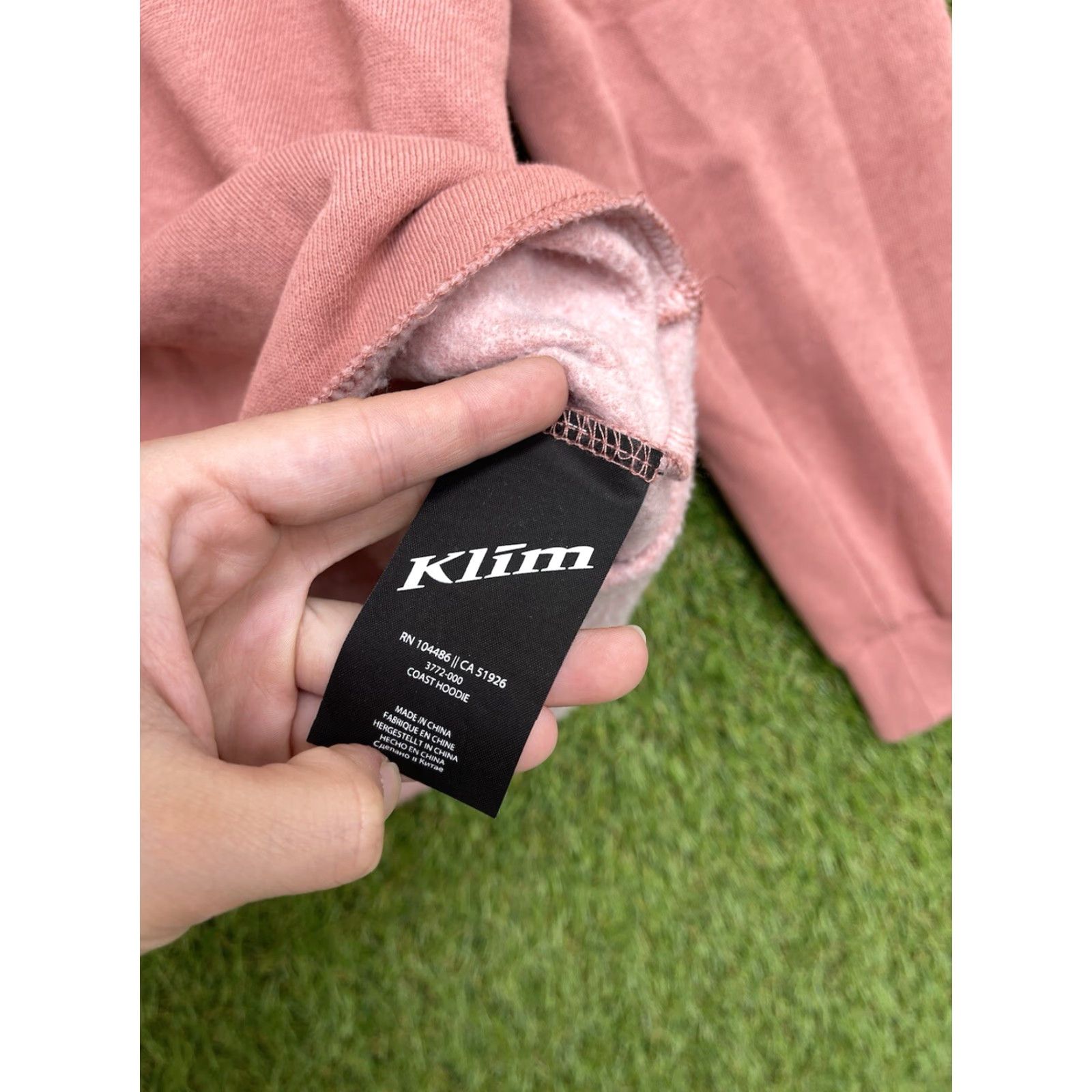 Honda KLIM Hoodie Womens Medium Huntley Pullover Raspberry-Asphalt Pink Honda Sports Shirt Cropped Pullover 1/4 Zip Logo Womens Activewear Casual Size M / US 6-8 / IT 42-44 - 3 Thumbnail