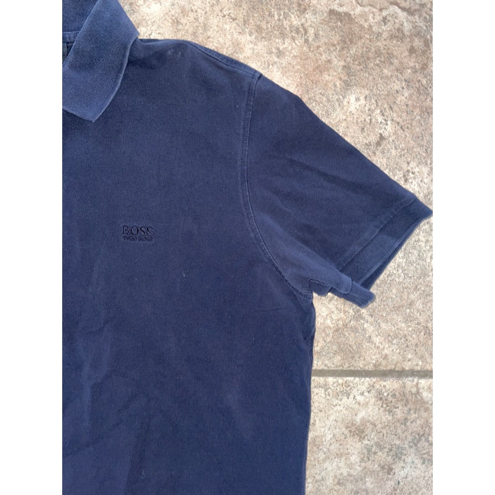 Vintage Hugo Boss Polo Black Pima Cotton XL Men's Shirt (Short Sleeve) Size US XL / EU 56 / 4 - 2 Thumbnail