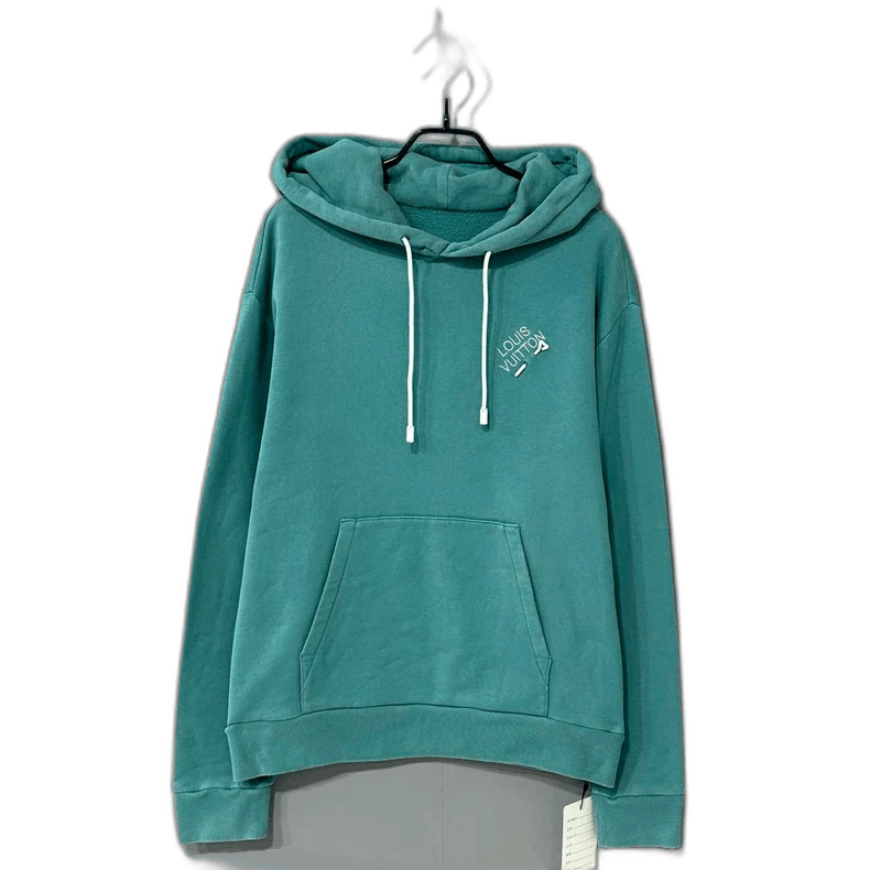 Louis Vuitton Louis Vuitton Aqua Hoodie with Logo Size M / US 6-8 / IT 42-44 - 1 Thumbnail