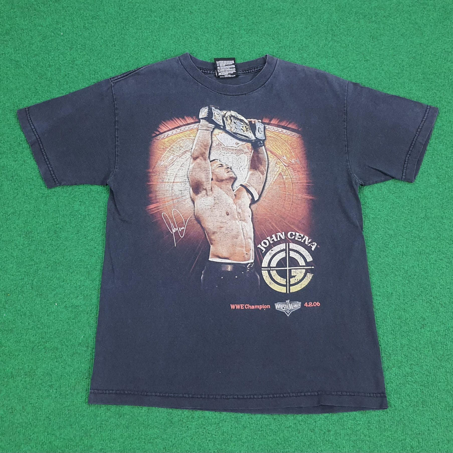 Vintage × WWE Vintage John Cena WWE Champion Wrestle Mania Tshirt Size US M / EU 48-50 / 2 - 1 Thumbnail