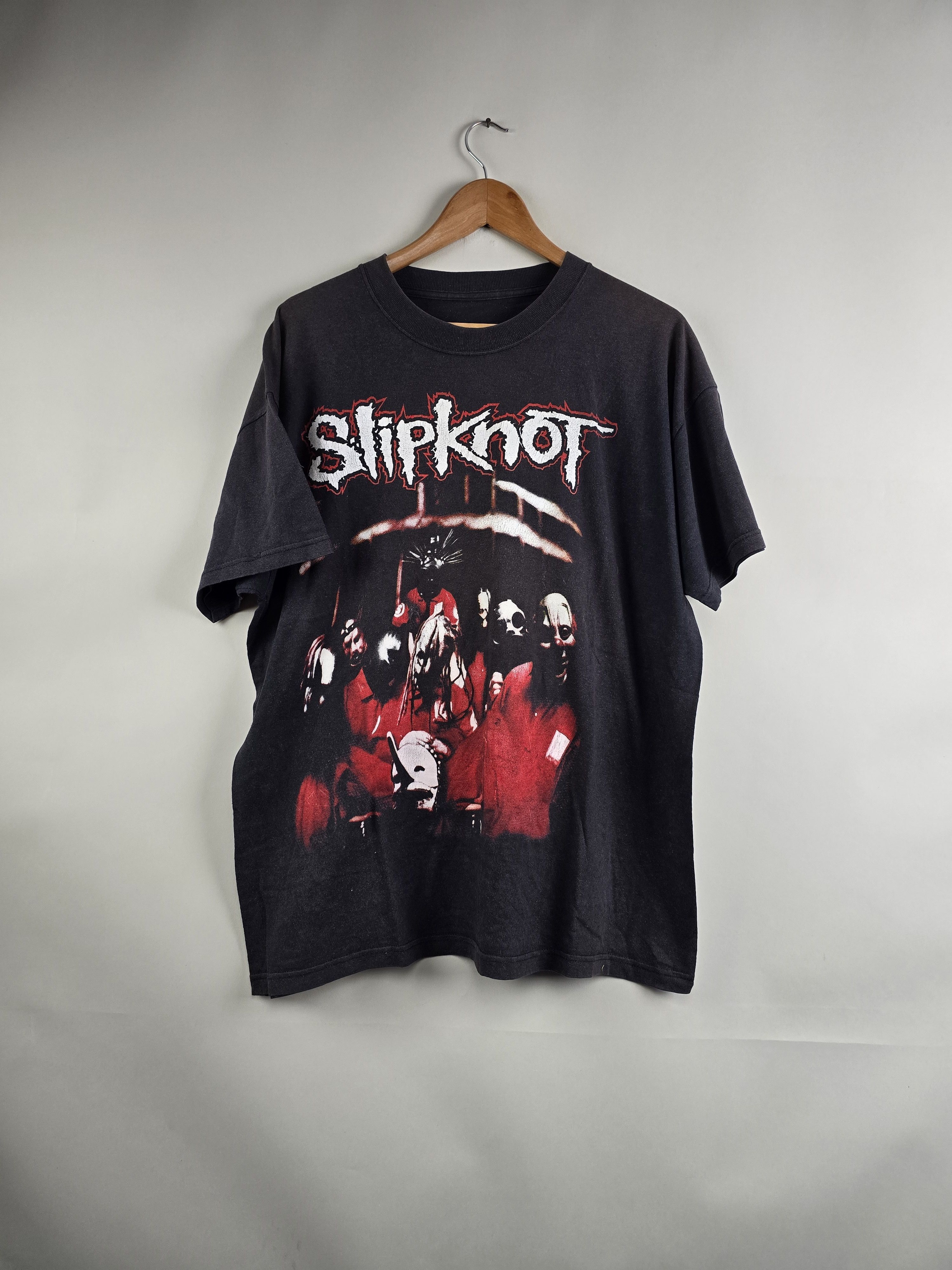 Band Tees × Slipknot × Vintage 1999 Slipknot Debut XL 23" 29.5" Size US XL / EU 56 / 4 - 1 Thumbnail