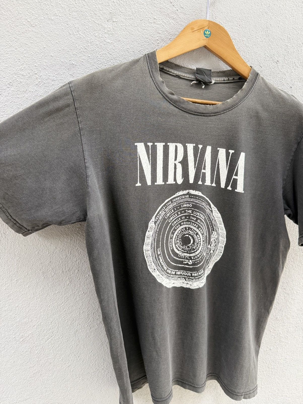 Band Tees Thrashed Vintage Nirvana Vestibule Sun Faded Grunge Tee Size US L / EU 52-54 / 3 - 9 Thumbnail