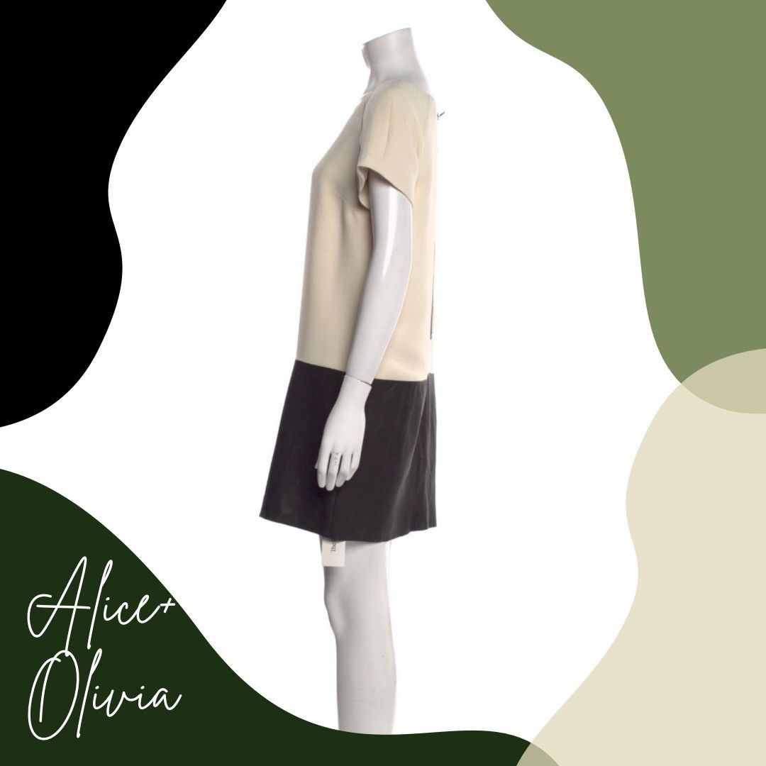 Alice + Olivia Lamb leather and delicate cream material Size M / US 6-8 / IT 42-44 - 2 Thumbnail
