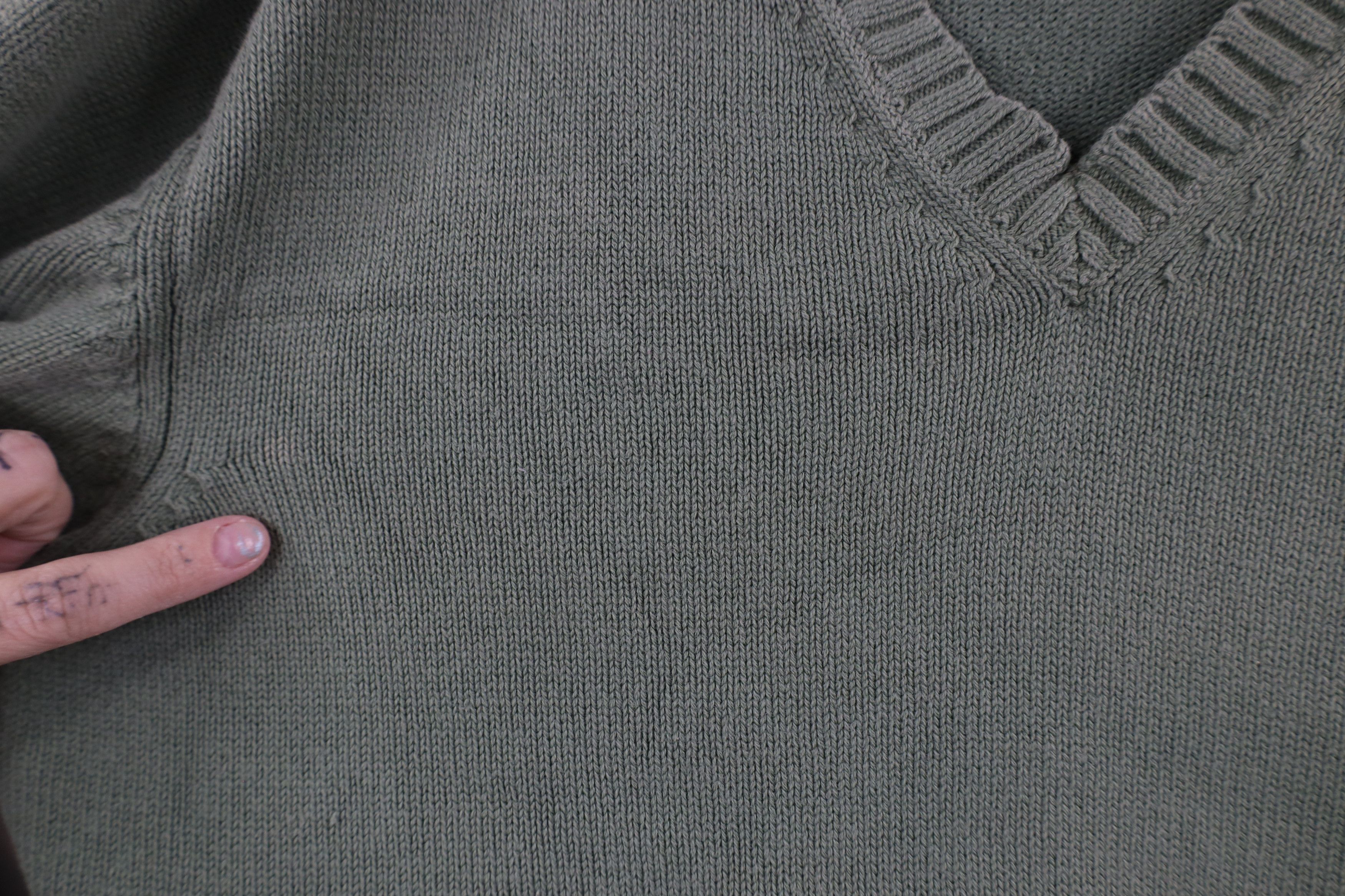 Brooks Brothers × Vintage Vintage 80s 90s Brooks Brothers Blank Cotton Knit Sweater Size US S / EU 44-46 / 1 - 5 Thumbnail