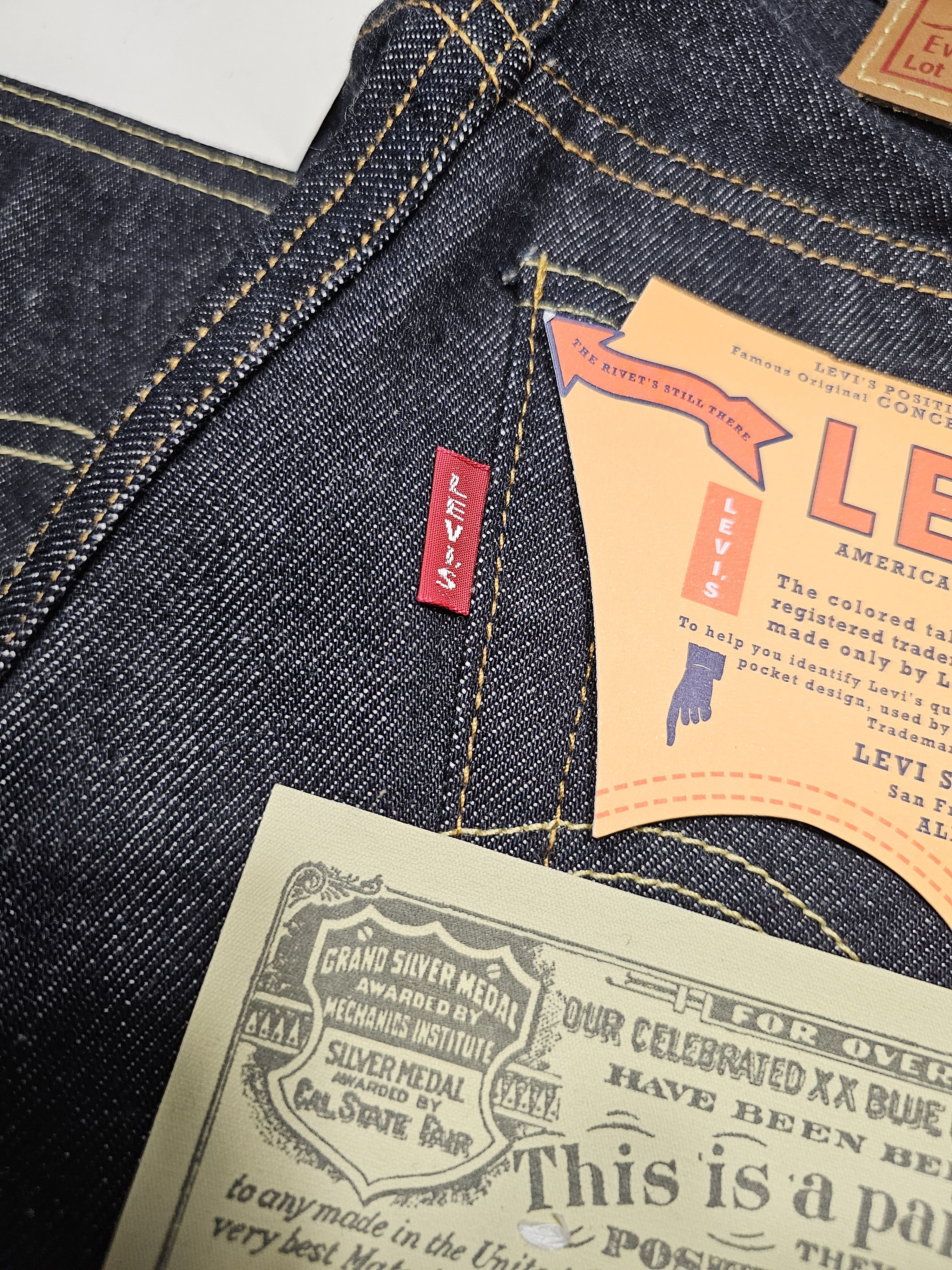 Levi's Vintage Clothing NWT LVC Levi's Vintage Clothing 1954 501 Big E Made in Japan Size US 26 / EU 42 - 9 Thumbnail