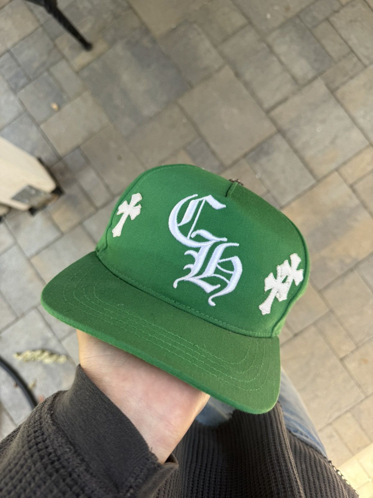 Chrome Hearts Green CH Patch Hat
