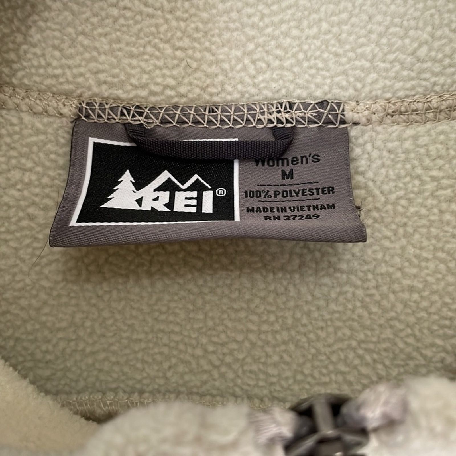 Rei REI Cream Fleece Sweatshirt M Women Zip Polartec Classic Size M / US 6-8 / IT 42-44 - 3 Thumbnail
