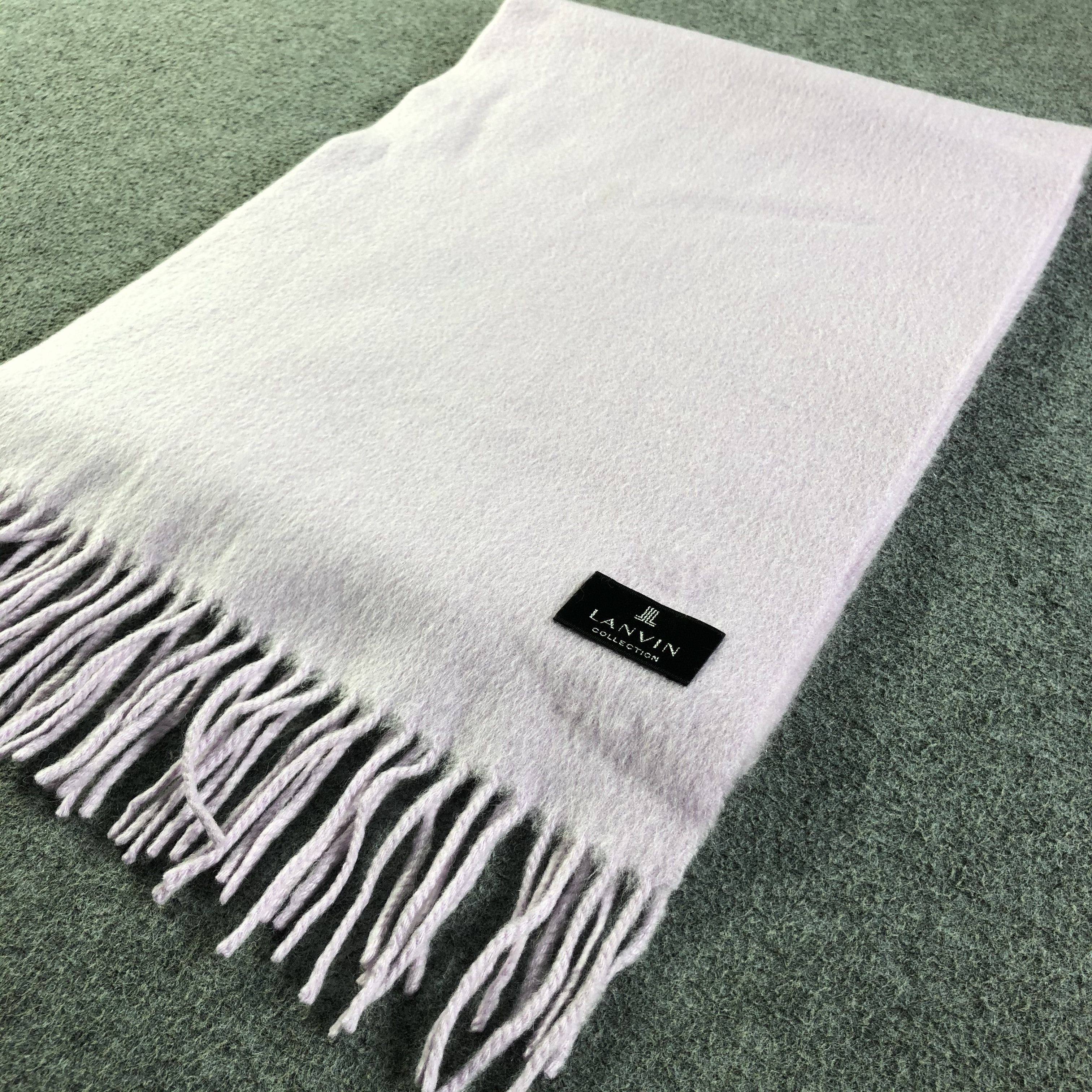 Lanvin Lanvin Cashmere Scarf / Muffler / Neckwear P127 Size ONE SIZE - 3 Thumbnail