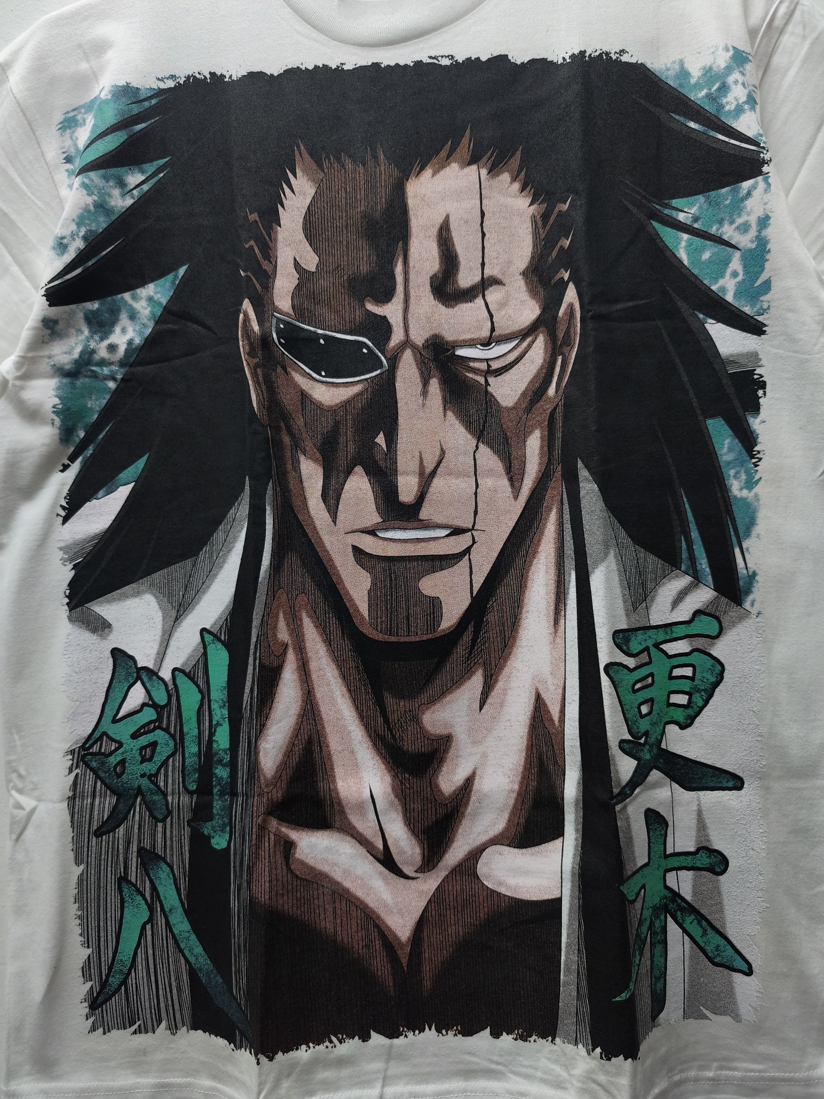 Anime Bleach Zaraki Kenpachi Jumbo Print T-shirt Size US XL / EU 56 / 4 - 2 Thumbnail