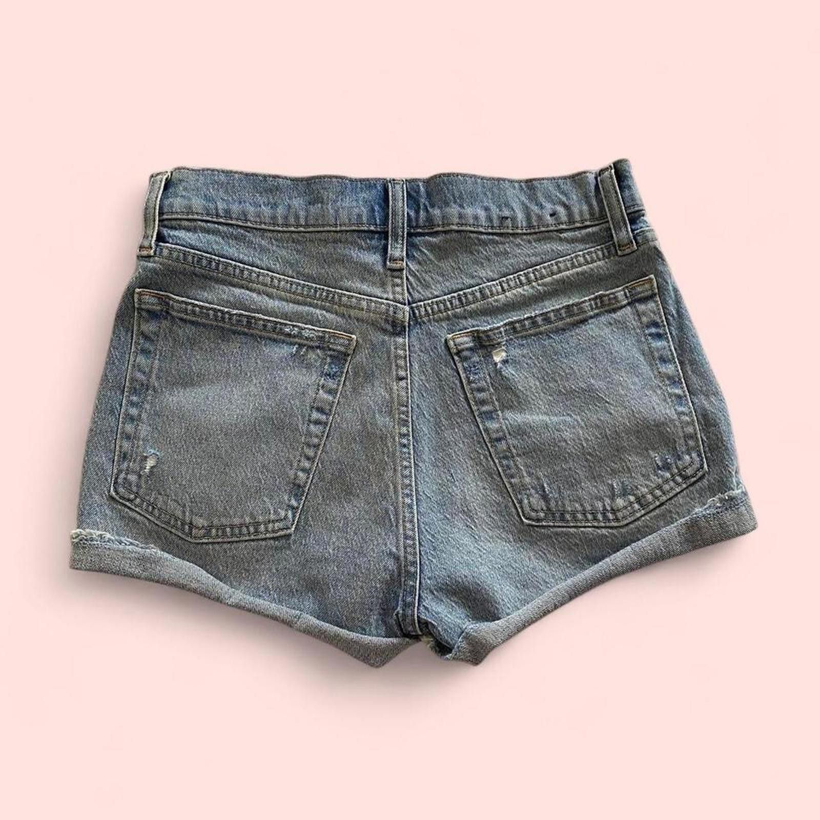 Gap Gap blue denim shorts-high waist Size 27" / US 4 / IT 40 - 3 Thumbnail