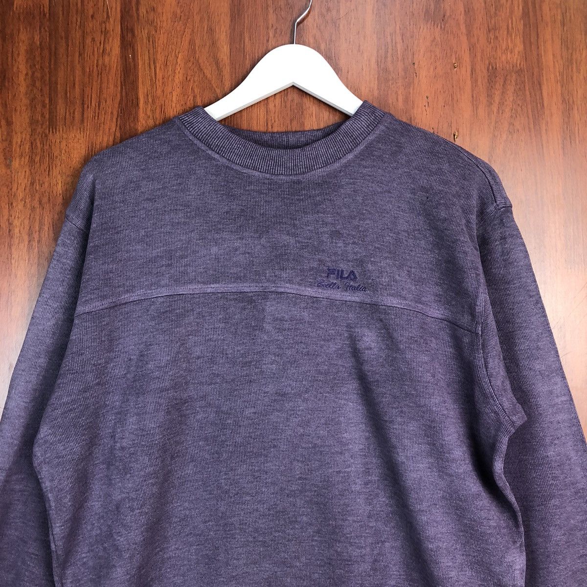 Fila Fila vintage Purple Sweatshirt #7539 Size US M / EU 48-50 / 2 - 4 Thumbnail