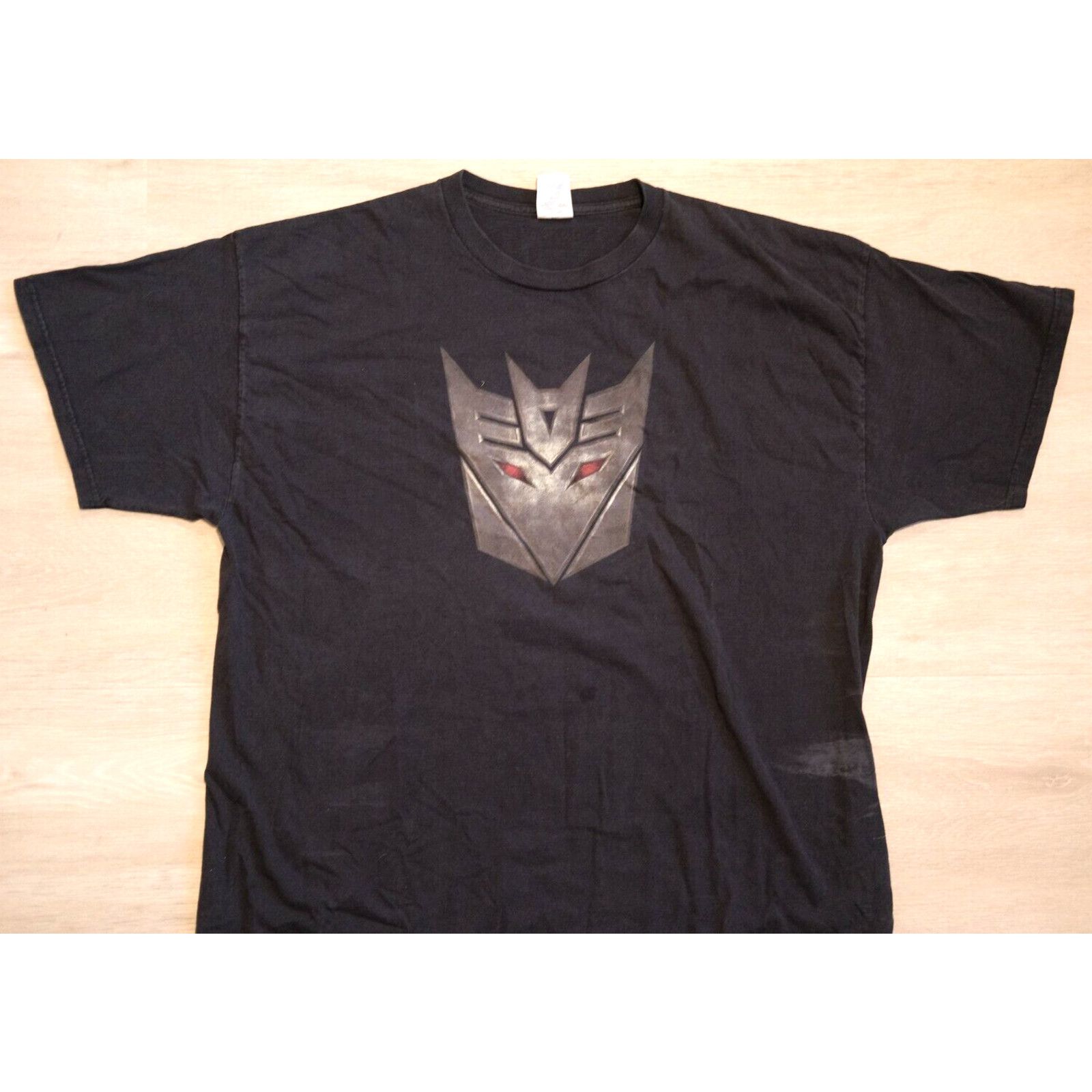 Delta Vintage 2000s Delta Transformers Decepticon Promo 2XL Black Size US XXL / EU 58 / 5 - 2 Thumbnail