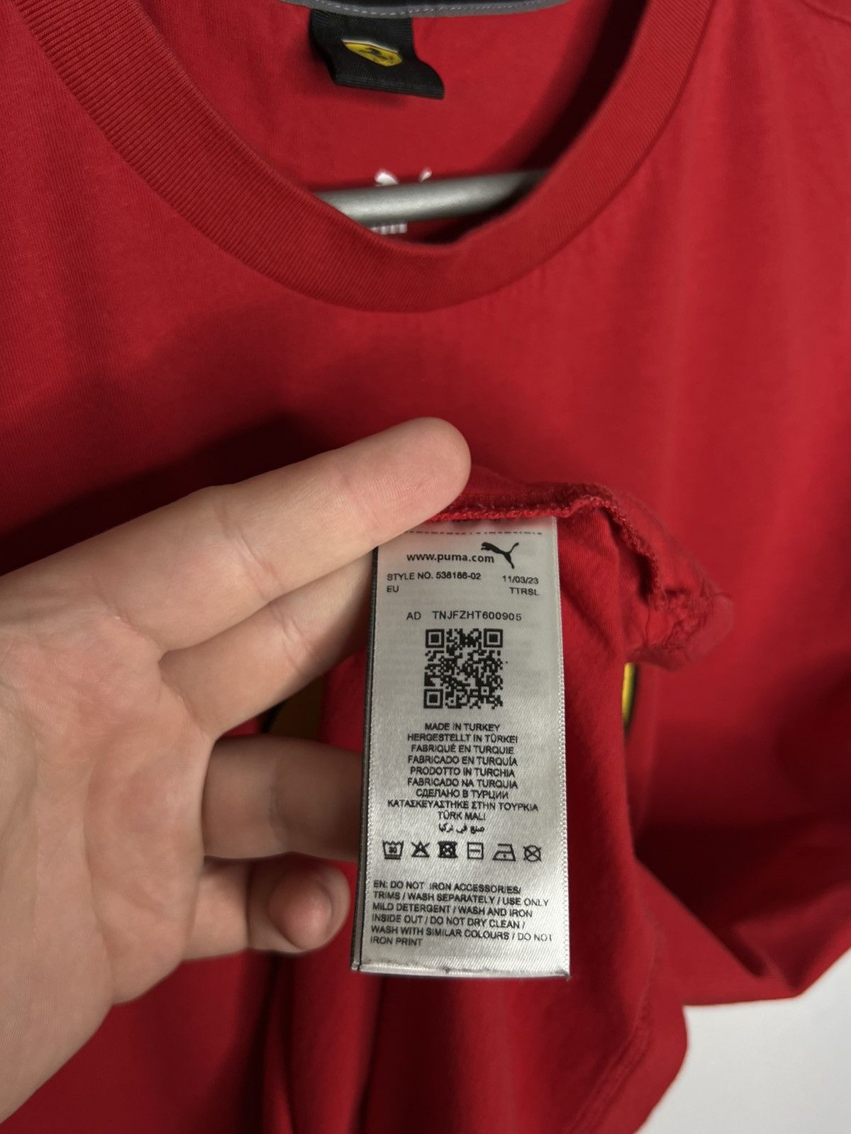 Puma Puma Scuderia Ferrari Official Big Logo T-Shirt Tee Size US M / EU 48-50 / 2 - 9 Thumbnail