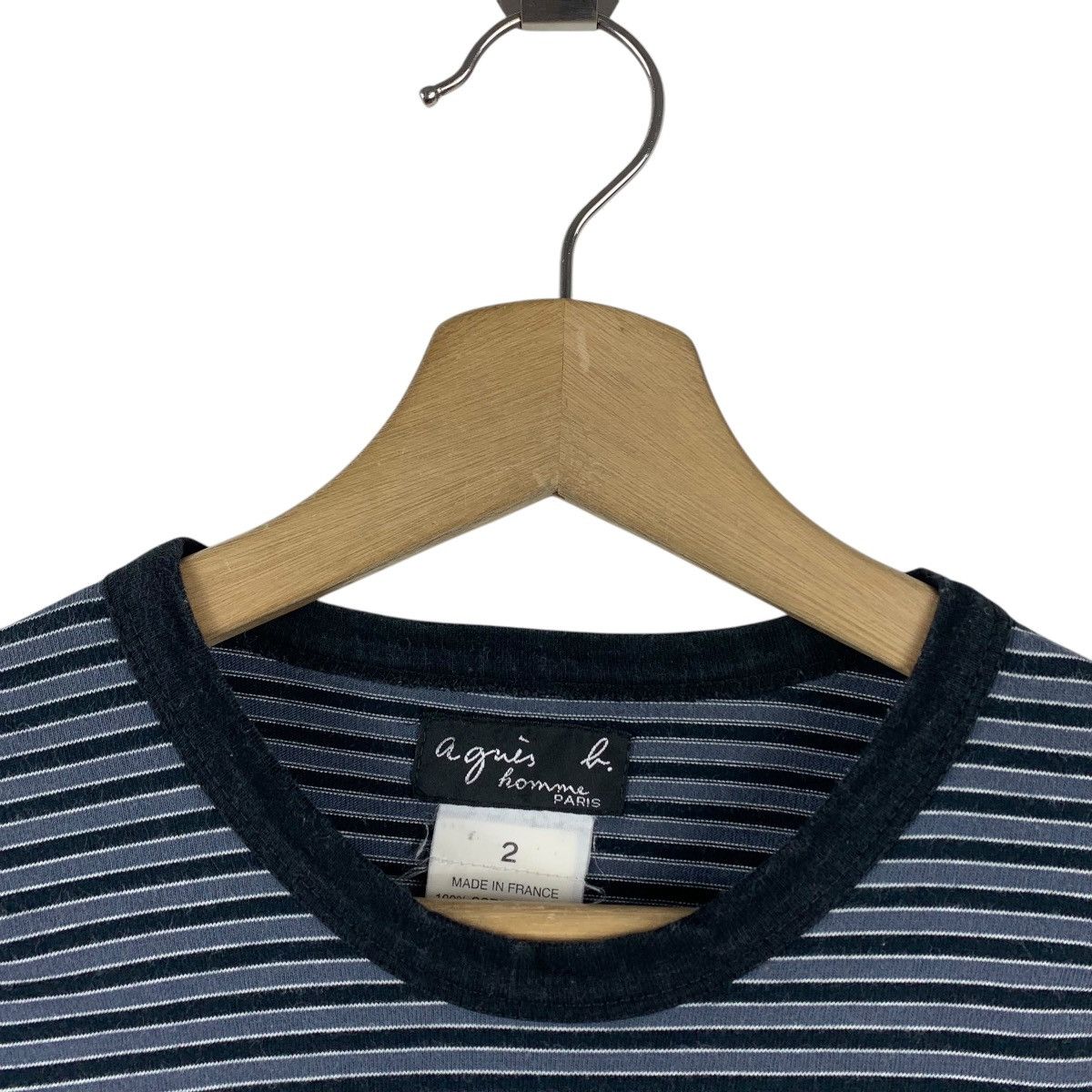 Designer × agnes b. AGNES B Paris small stripe tee Size US S / EU 44-46 / 1 - 5 Thumbnail