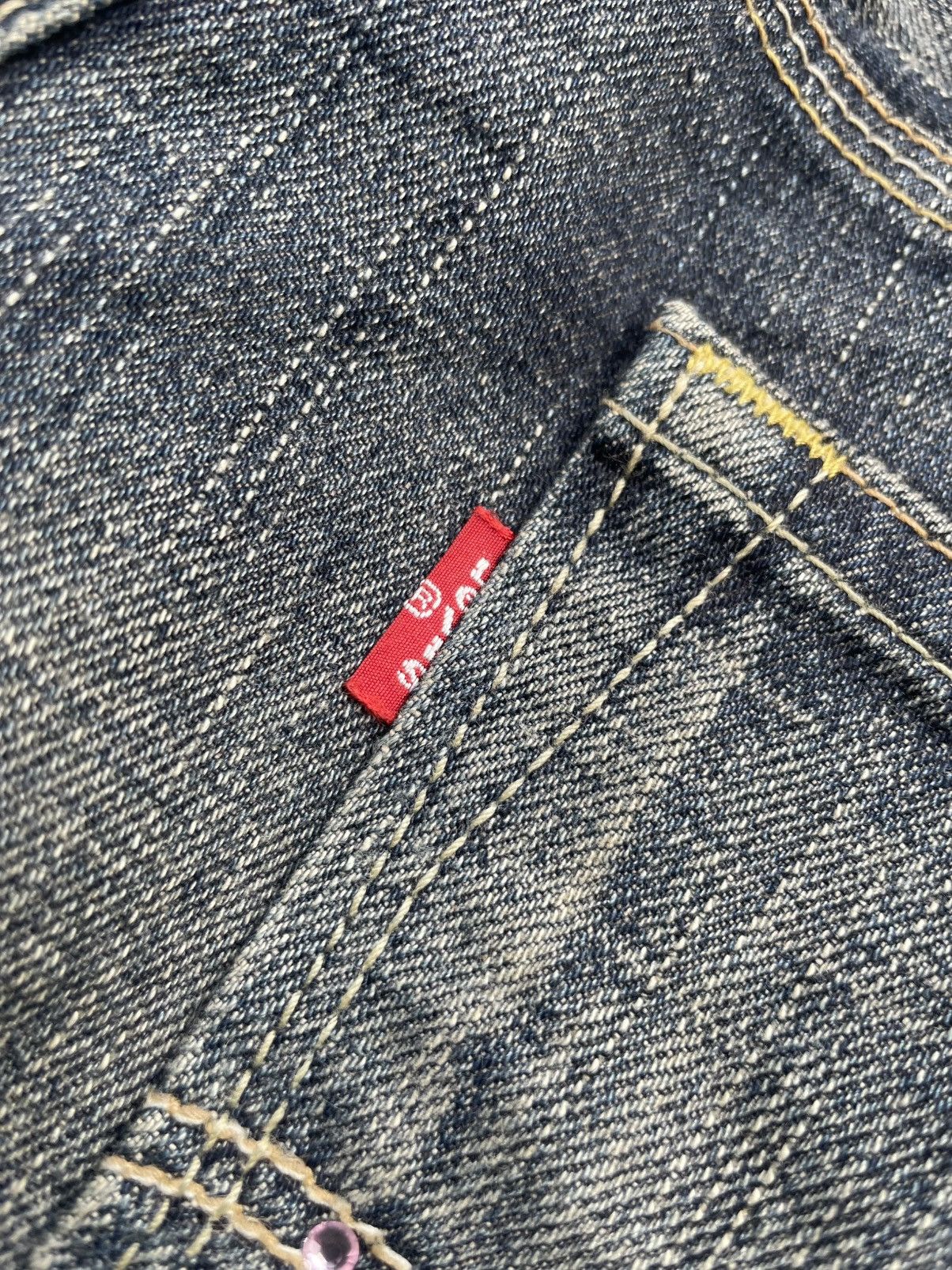 Levi's Vintage 2006 Levis 903 Lady Distresed Denim Size 31" - 20 Thumbnail