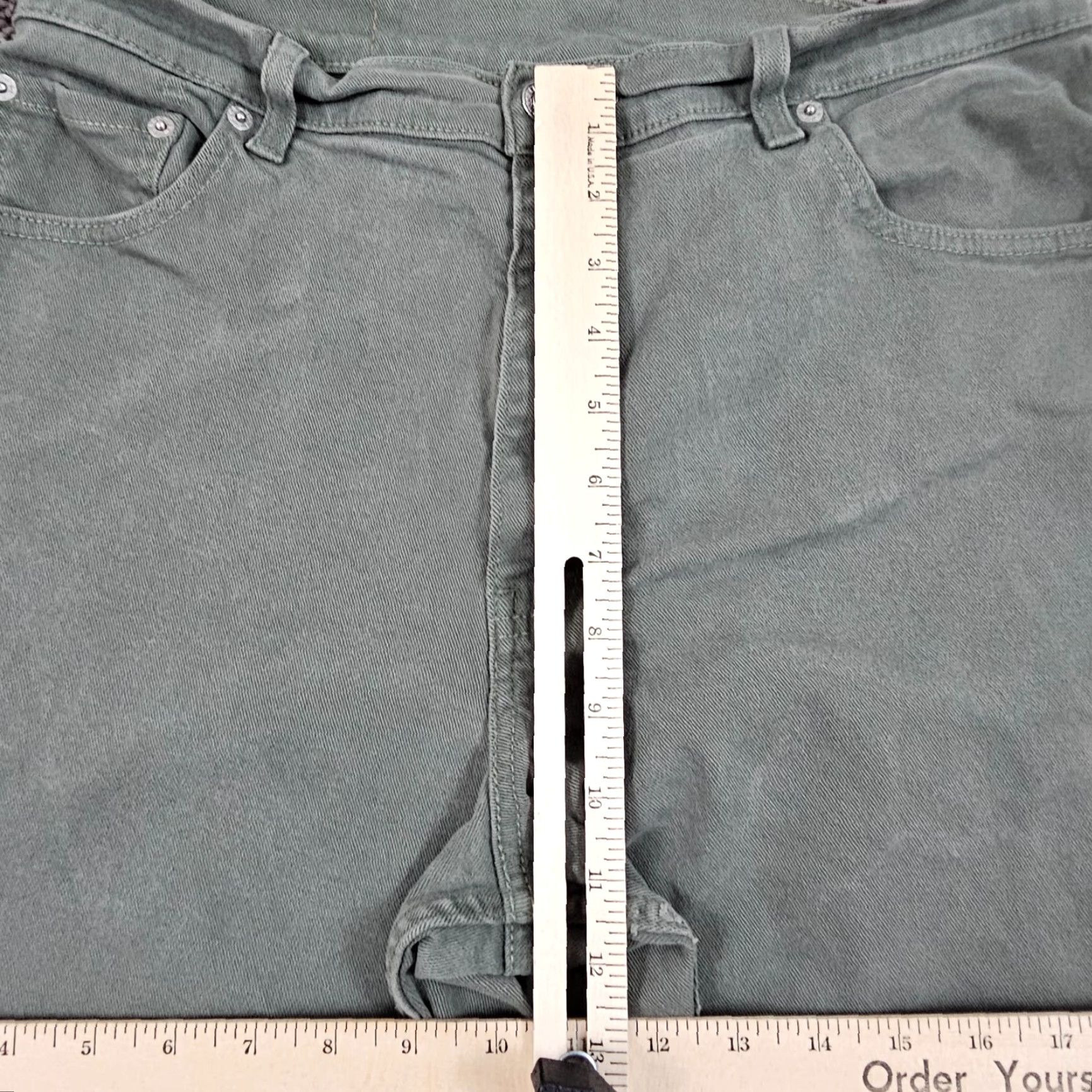 Levi's VINTAGE Levi's 550 Jeans Women 14 Green Relaxed Tapered Cotton 29x30 Brazil Size 29" - 4 Thumbnail