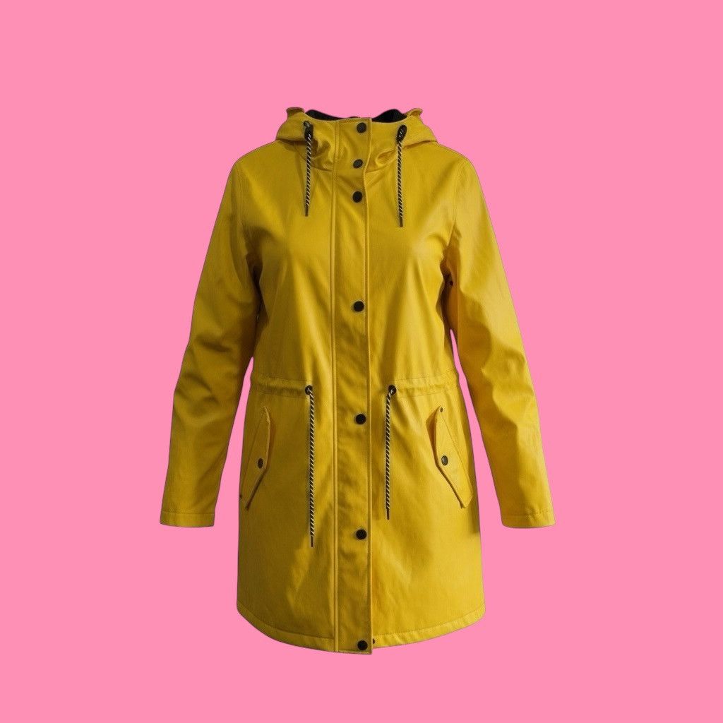 Tom Tailor Yellow Utility Parka Tom Tailor raincoat jacket M Size M / US 6-8 / IT 42-44 - 3 Thumbnail