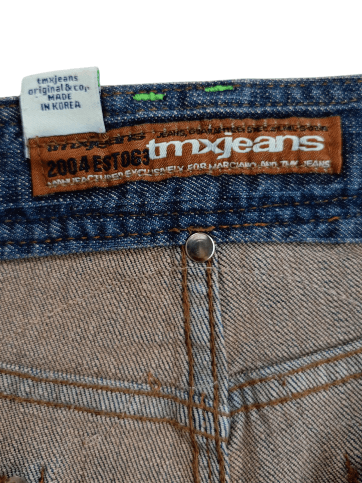 Japanese Brand × Vintage TMXJEANS 2004 ESTO63 Japanese Brand Vintage Streetwear Denim Size 27" / US 4 / IT 40 - 11 Thumbnail