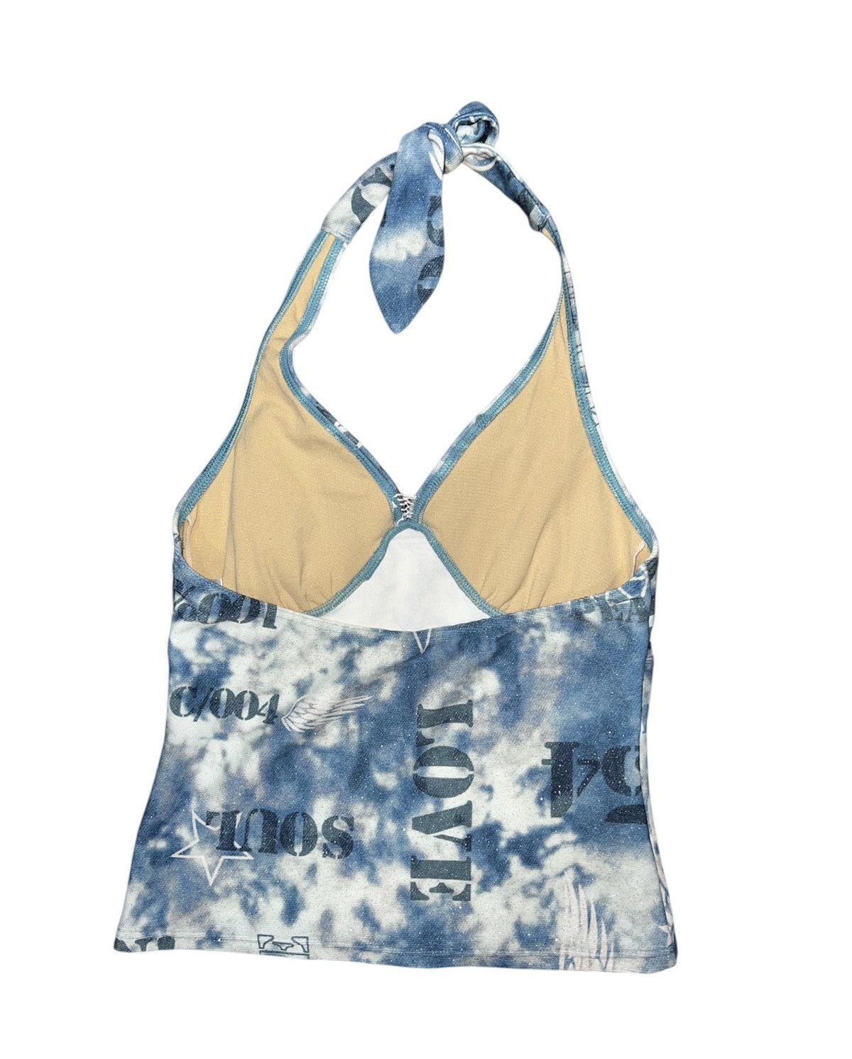 Japanese Brand Y2K bling halter neck top 🎀💖 Size S / US 4 / IT 40 - 2 Thumbnail