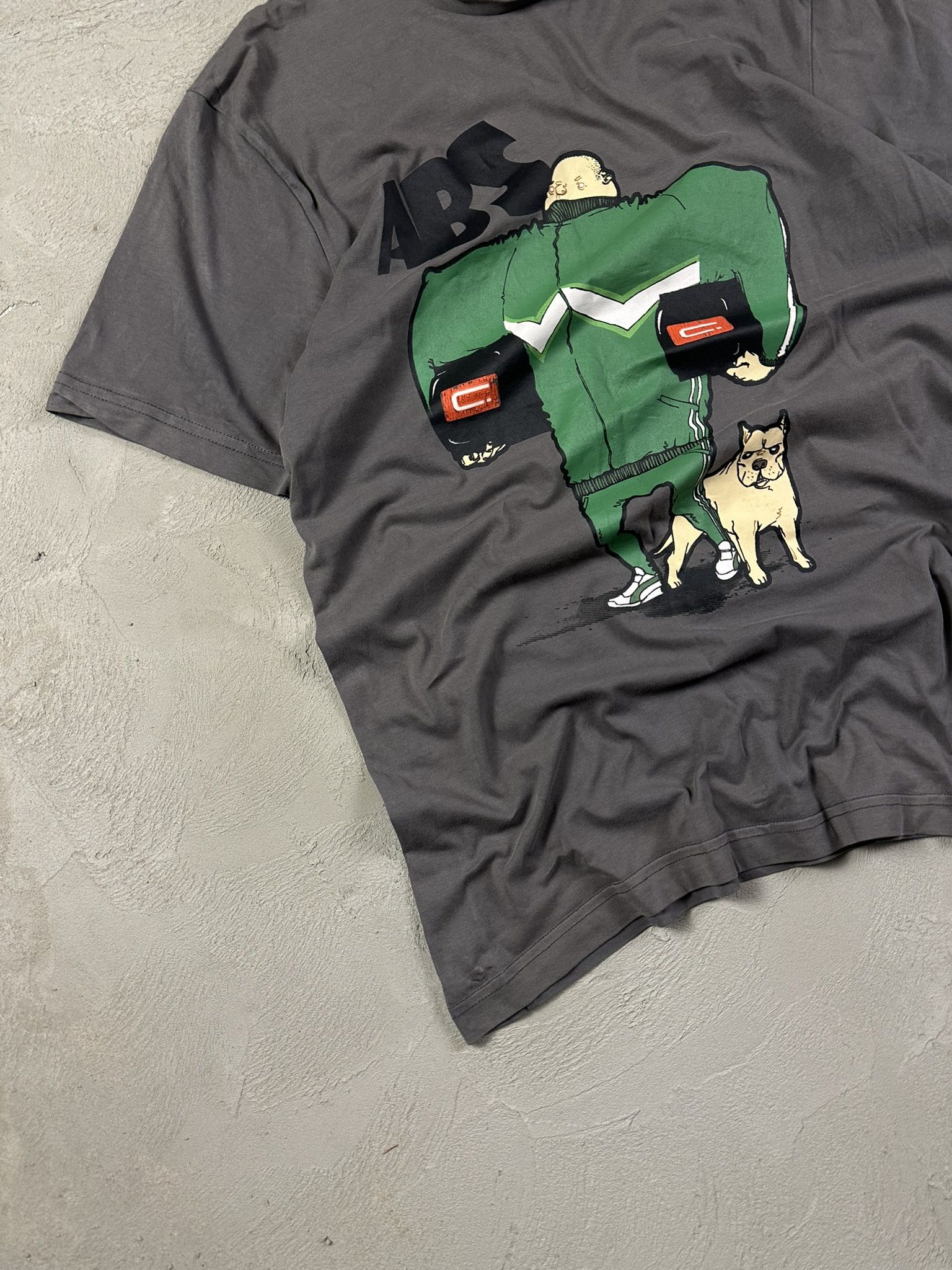 Vintage Vintage Y2k JNCO Style Abs Gangsta T-shirt 00s Size US L / EU 52-54 / 3 - 4 Thumbnail