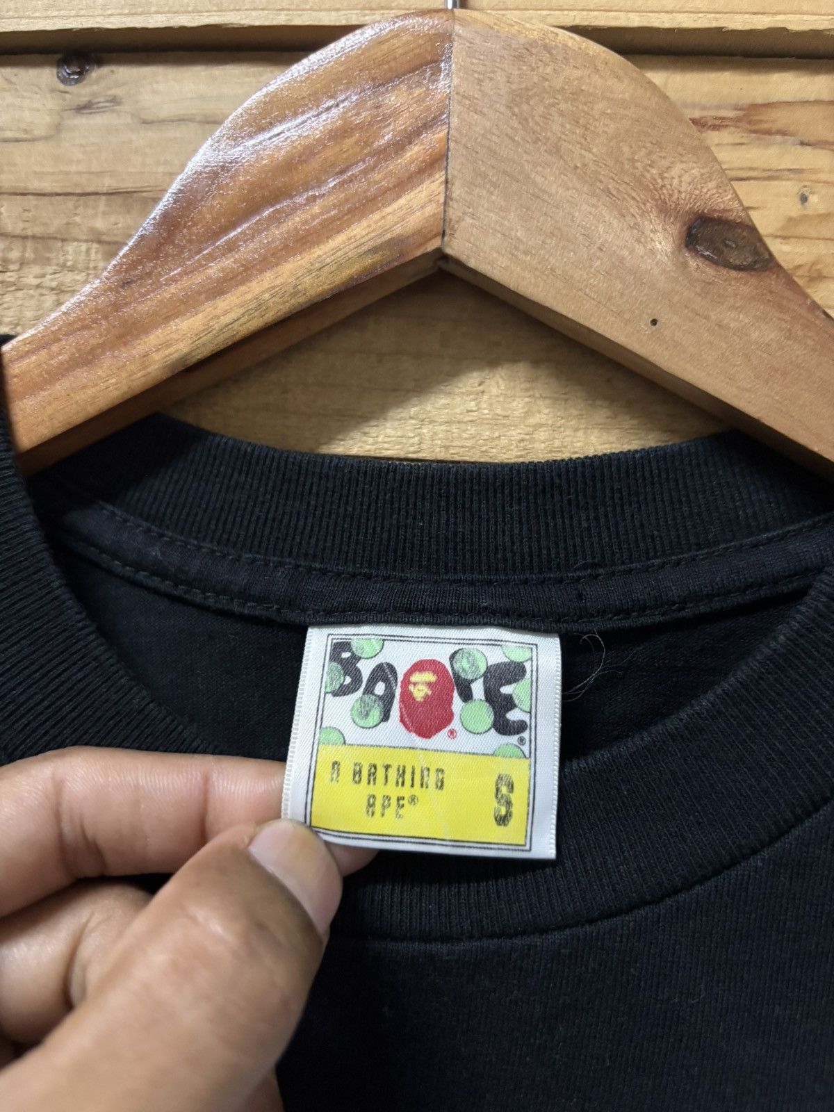 Bape A bathing ape big face tshirt Size US S / EU 44-46 / 1 - 6 Thumbnail