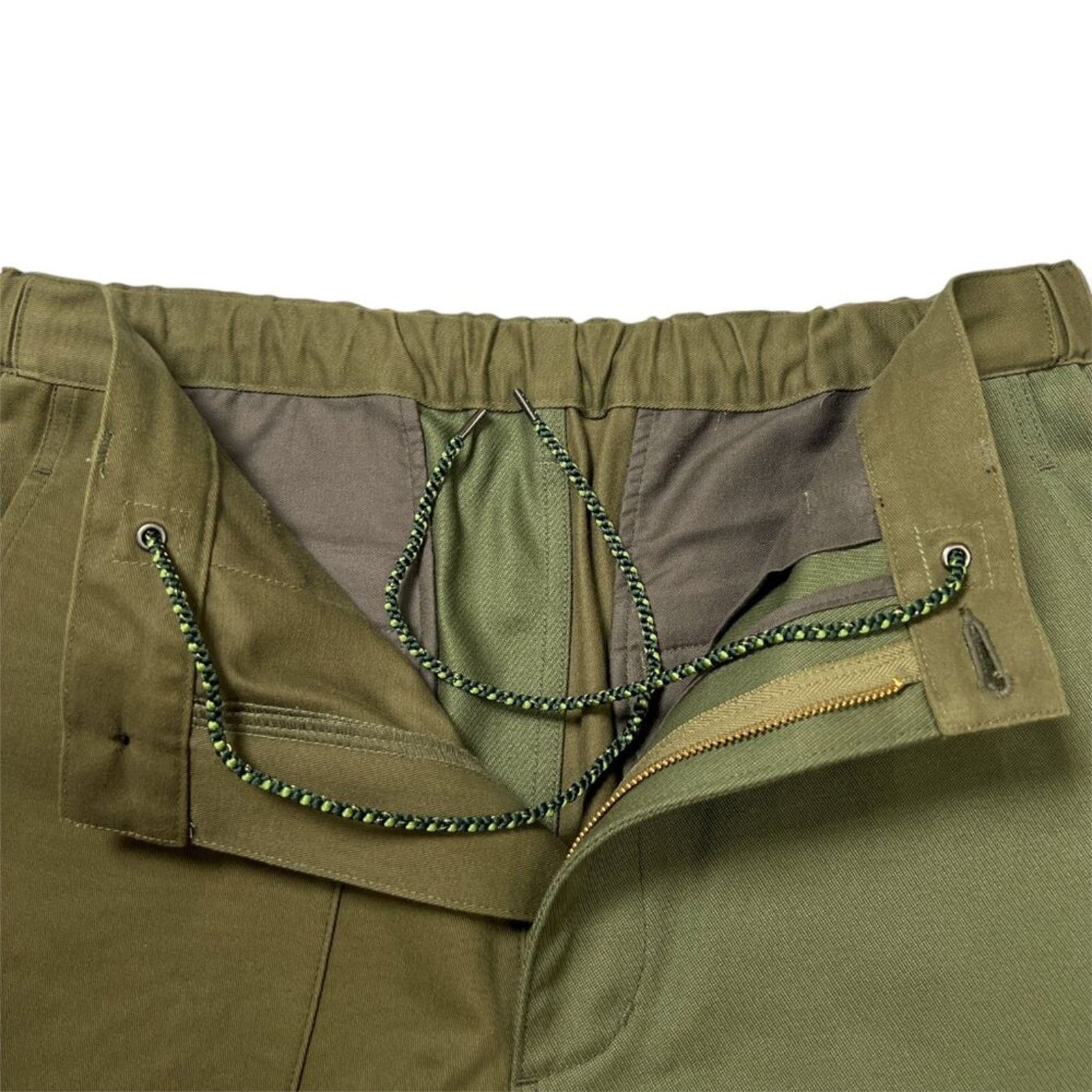KUON KUON Japan Patchwork Utility Cargo Trousers L Wide Leg NWT Size US 34 / EU 50 - 5 Thumbnail