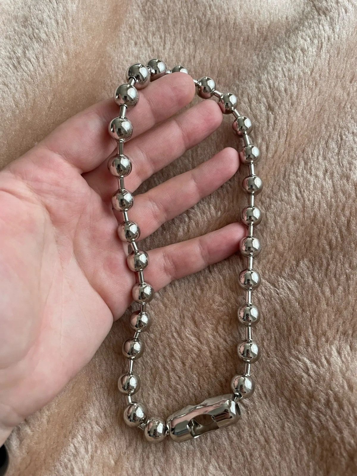 Other Oversized Ball Chain Choker Necklace Size ONE SIZE - 3 Thumbnail