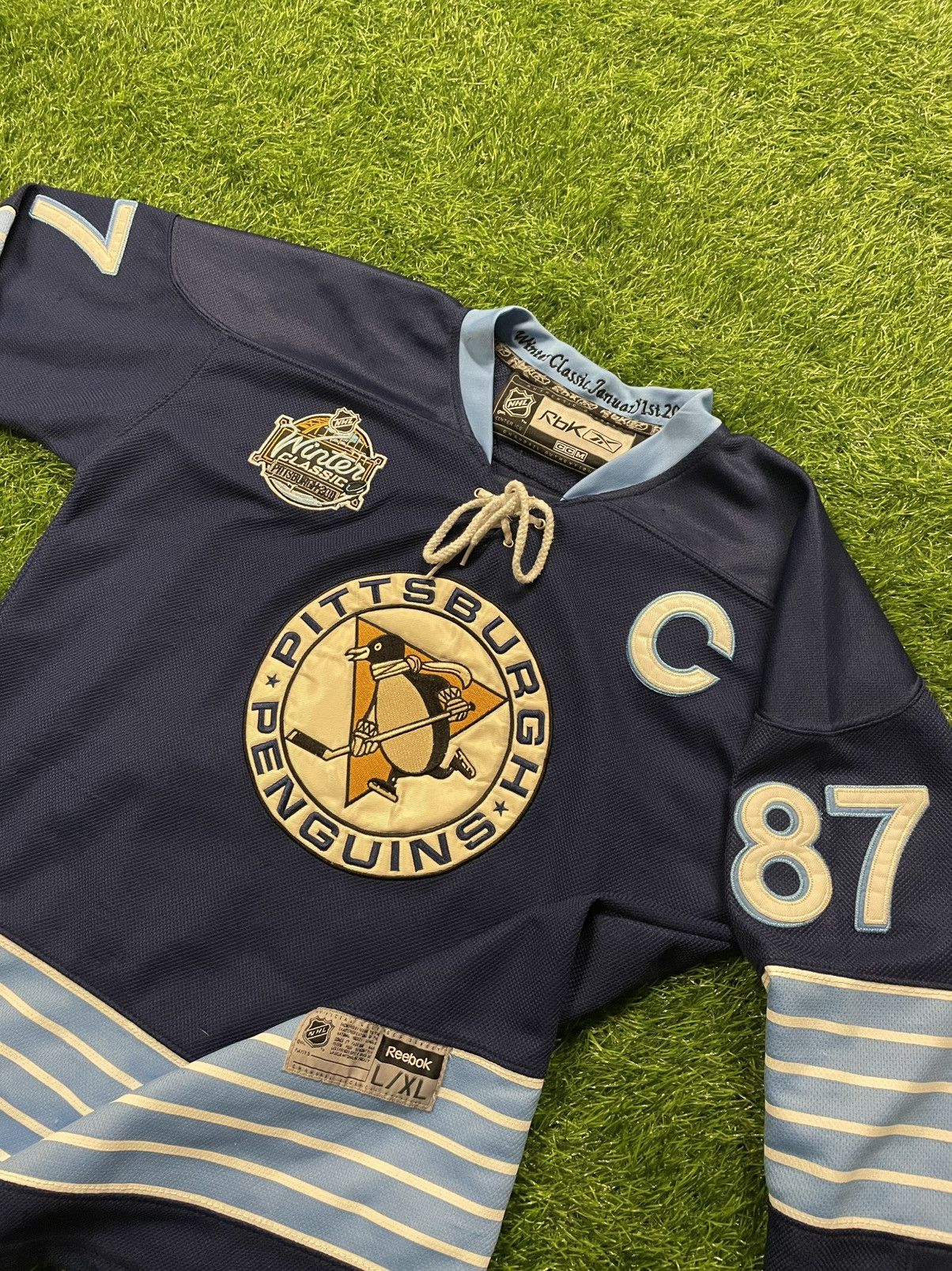 NHL Sidney Crosby Nhl Penguins Winter Jersey Size Youth L/XL Size US XS / EU 42 / 0 - 3 Thumbnail