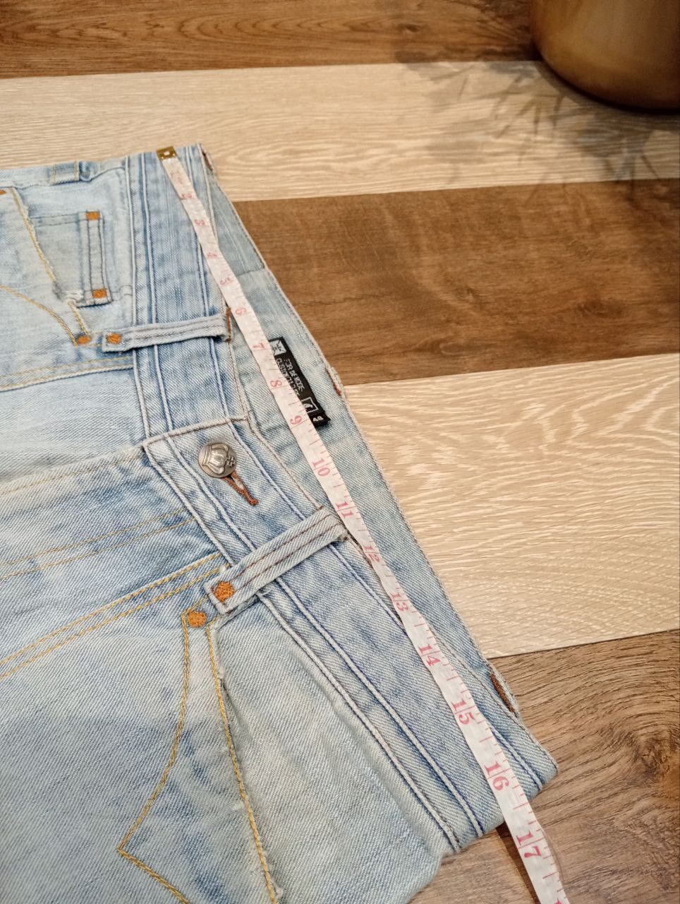 If Six Was Nine JAPANESE CUSTOM CULTURE FLARED JEANS Size US 33 - 18 Thumbnail