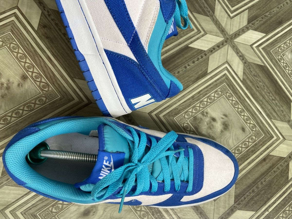 Nike × Vintage Nike Dunk Low "Blue Canvas" (255152-100, US12 / EUR46) Size US 12 / EU 45 - 8 Thumbnail